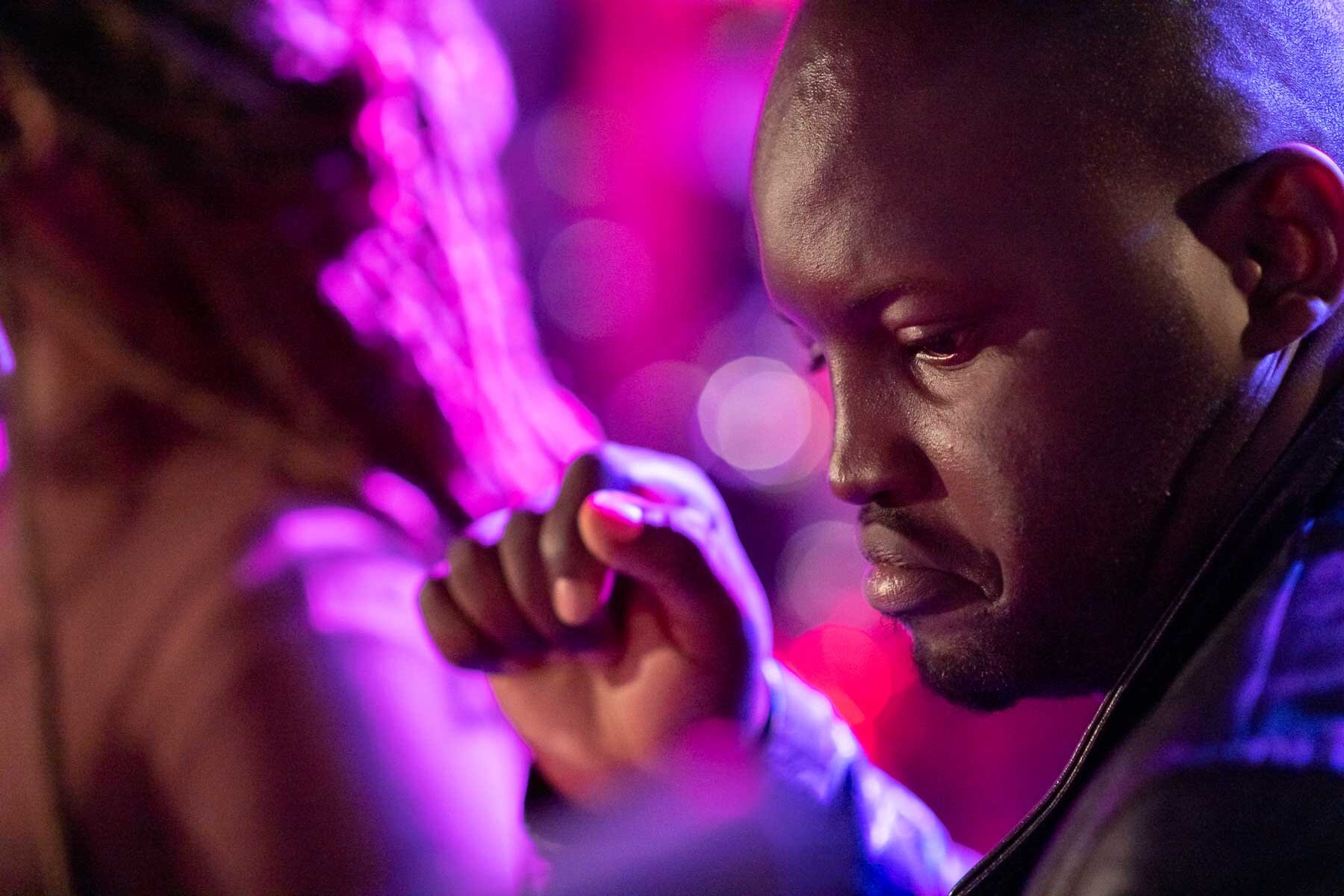 A performance at Dada Studios by Junior Fataki and his band, 5 September 2020.