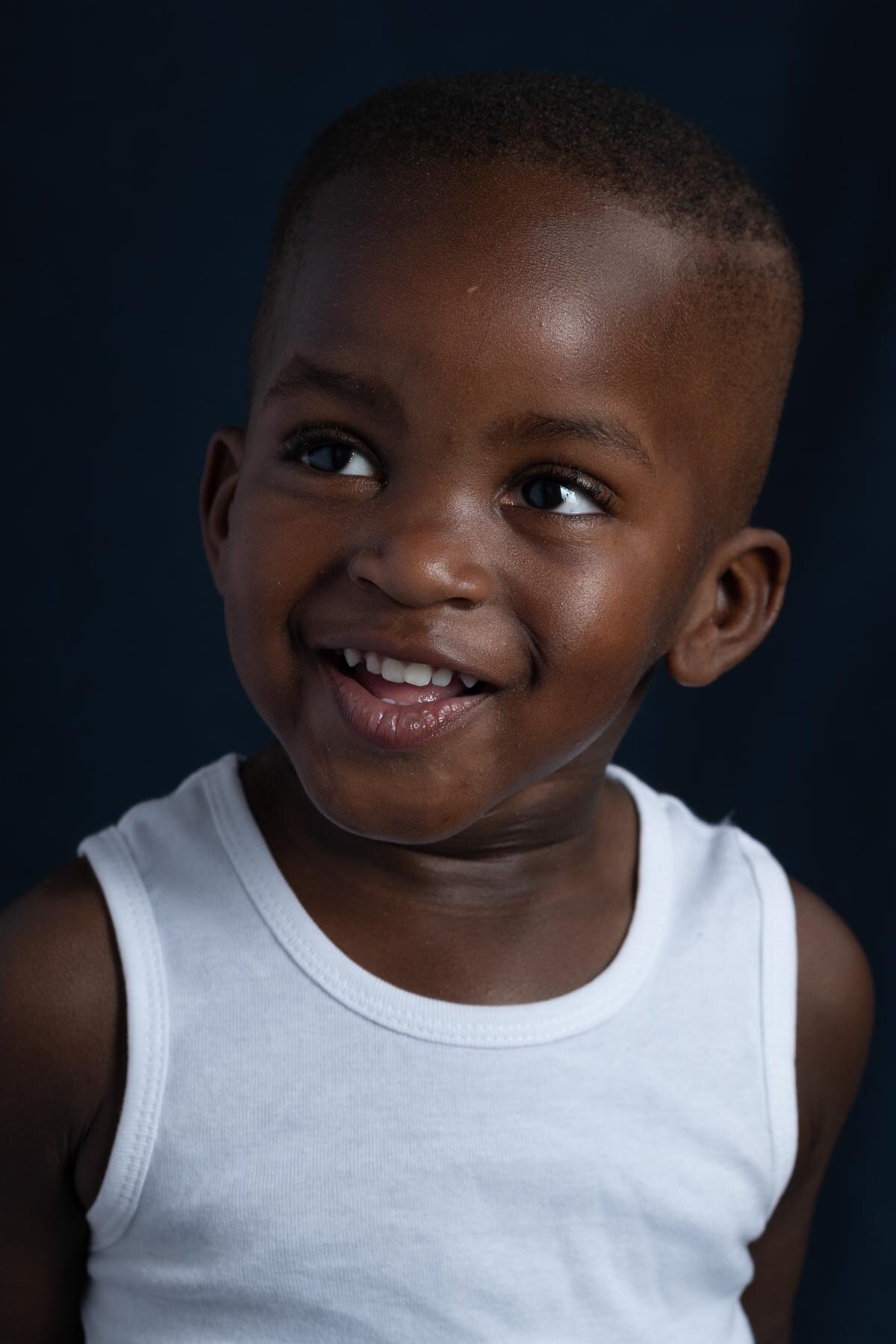  Studio shoot for this boy’s second birthday. He moved around a lot, so I was lucky to get this nice portrait shot. 