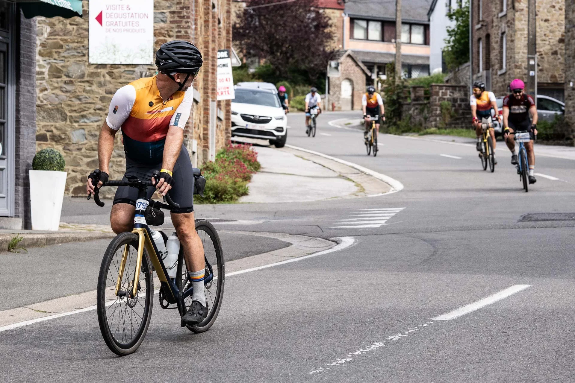  Médecins du Monde Doc’Riders sponsored 100/200km cycle ride 2026 – checking to make sure the rest of the team is still there. 