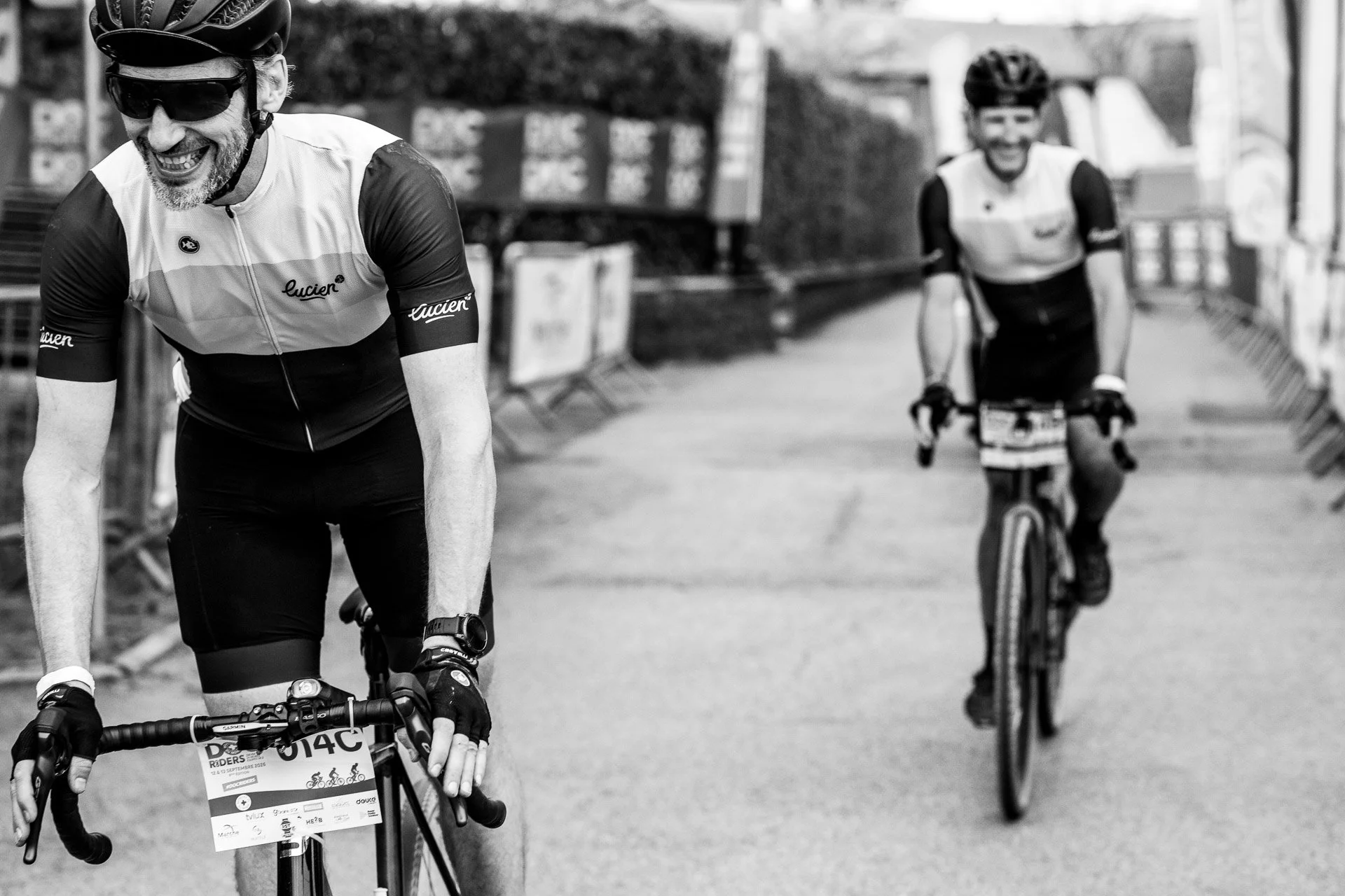 Médecins du Monde Doc’Riders sponsored 100/200km cycle ride 2026 – one of the first teams to finish the first 100km. 