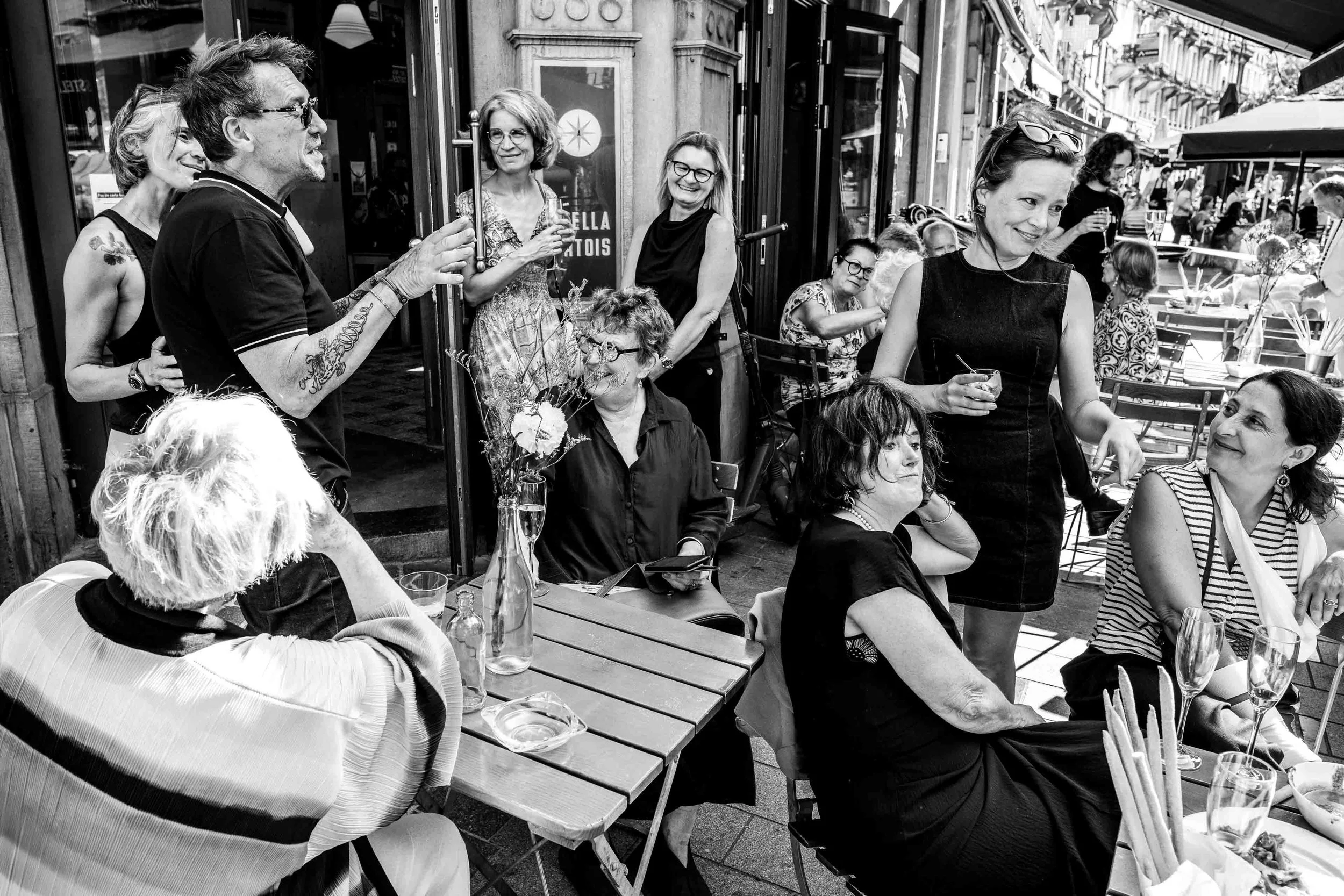 Wedding party in Saint-Gilles