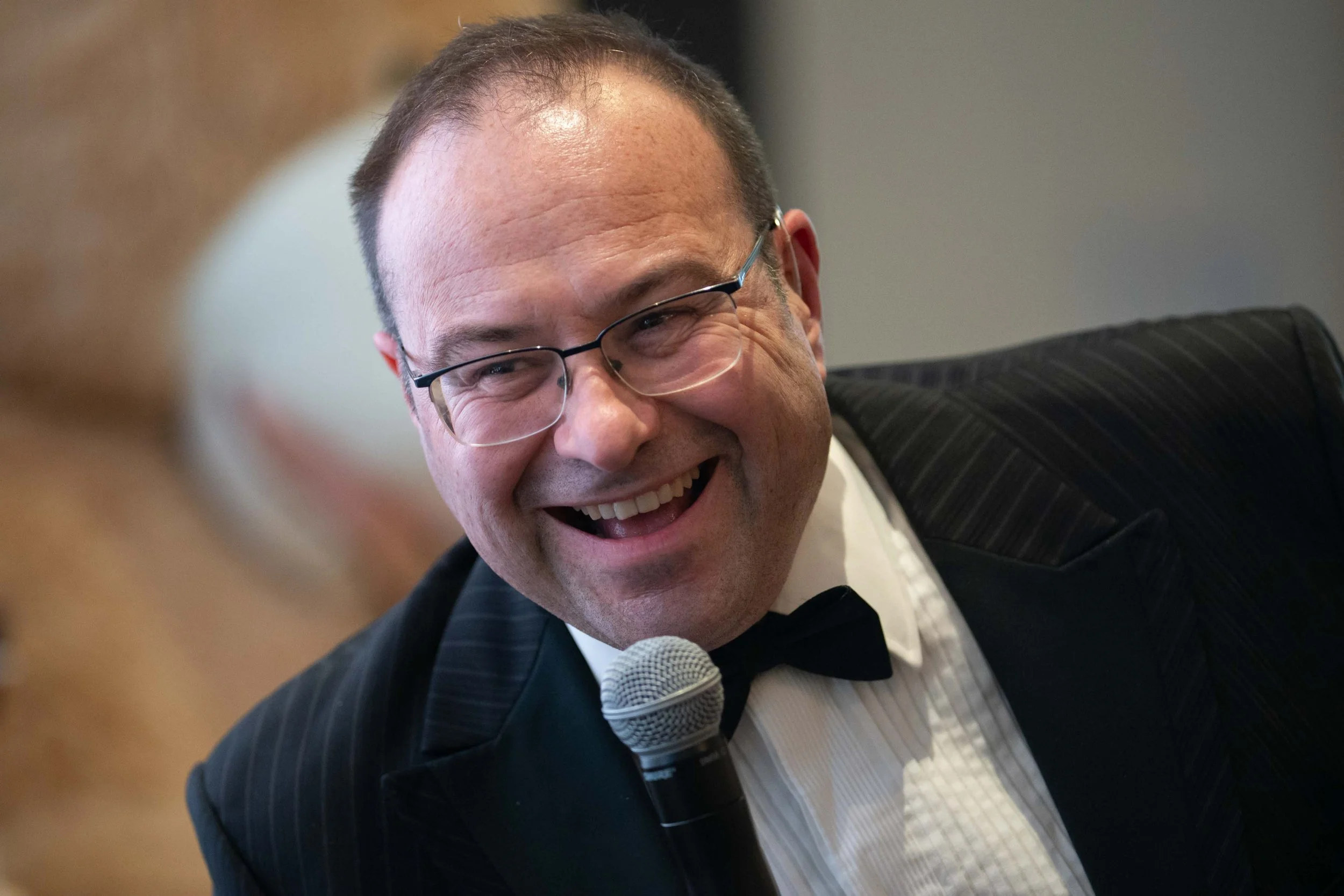 Andy Bounds, Financial Times EU correspondent, in fine form during a panel discussion