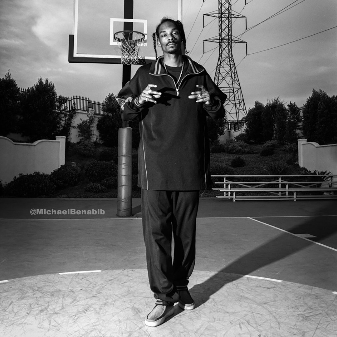 Snoop Dogg at his home Basketball Court in Los Angeles