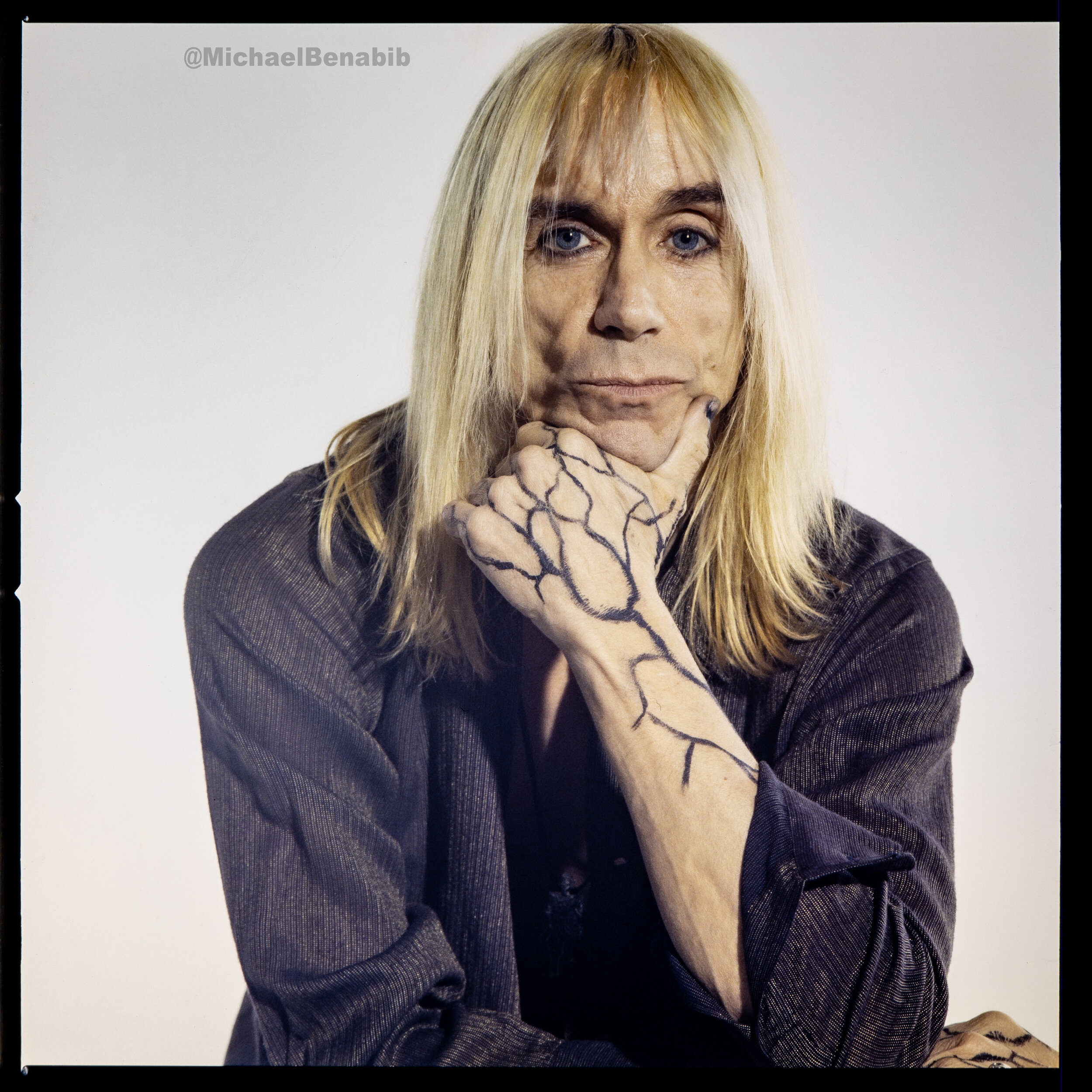 Iggy Pop portrait 1996 by celebrity photographer Michael Benabib.jpg