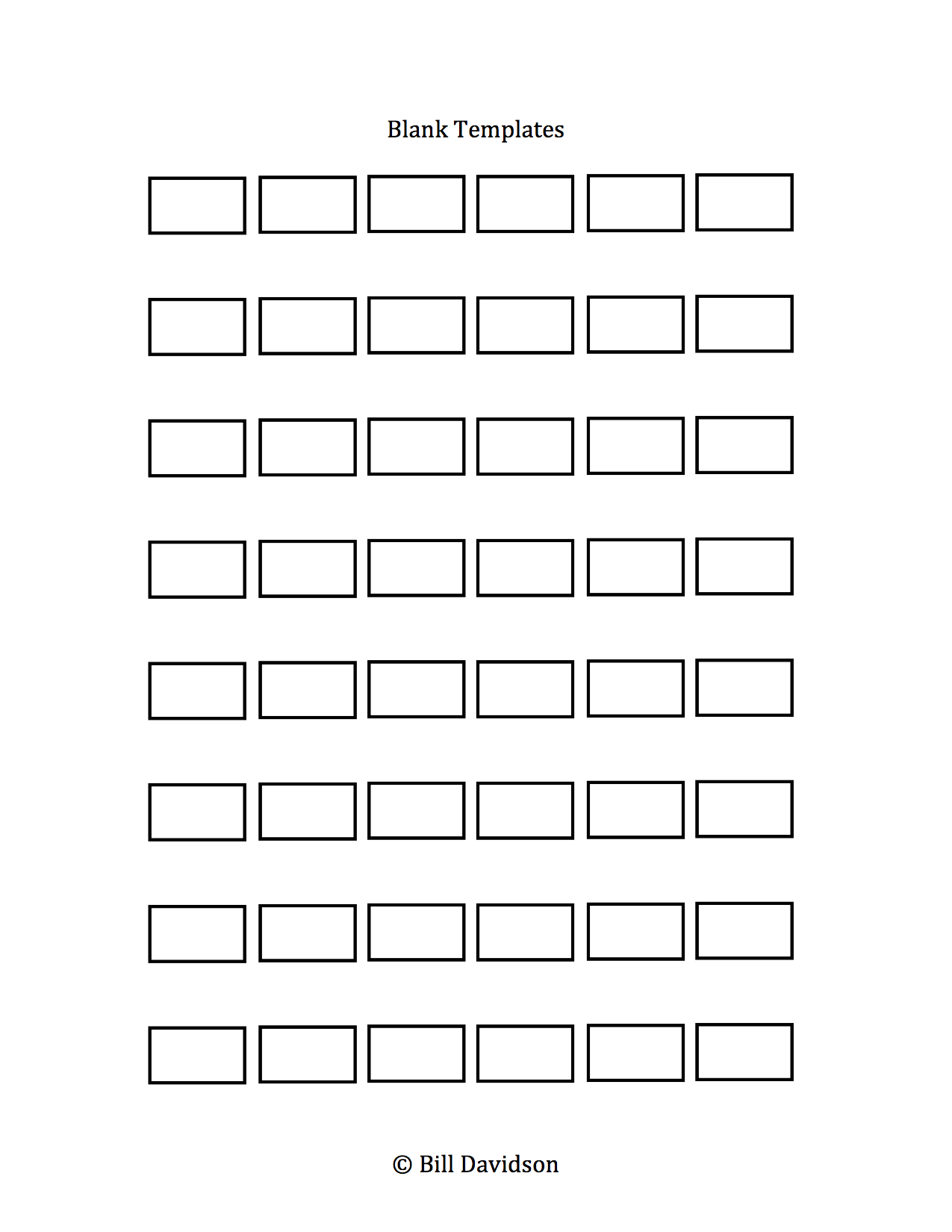 Blank Pattern Worksheet Templates