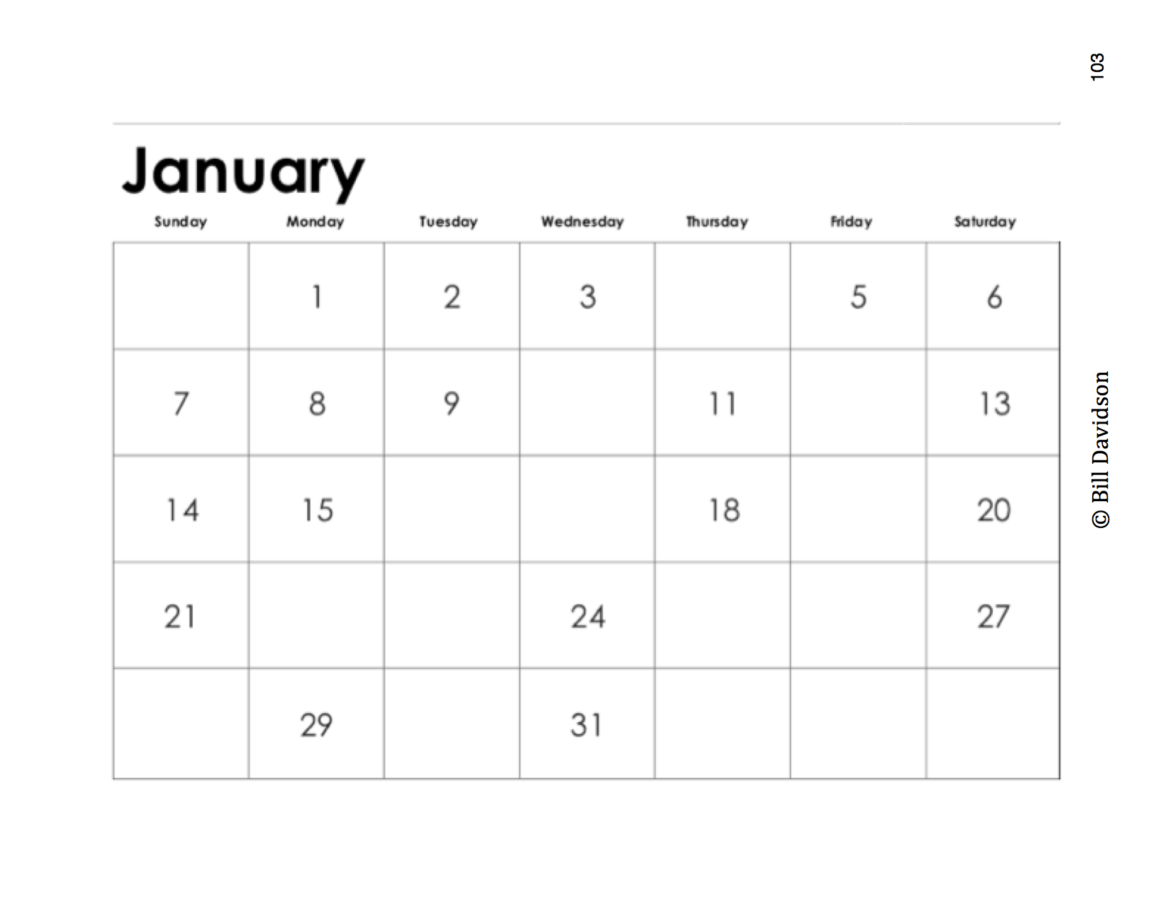 Missing Numbers on a Calendar Worksheet