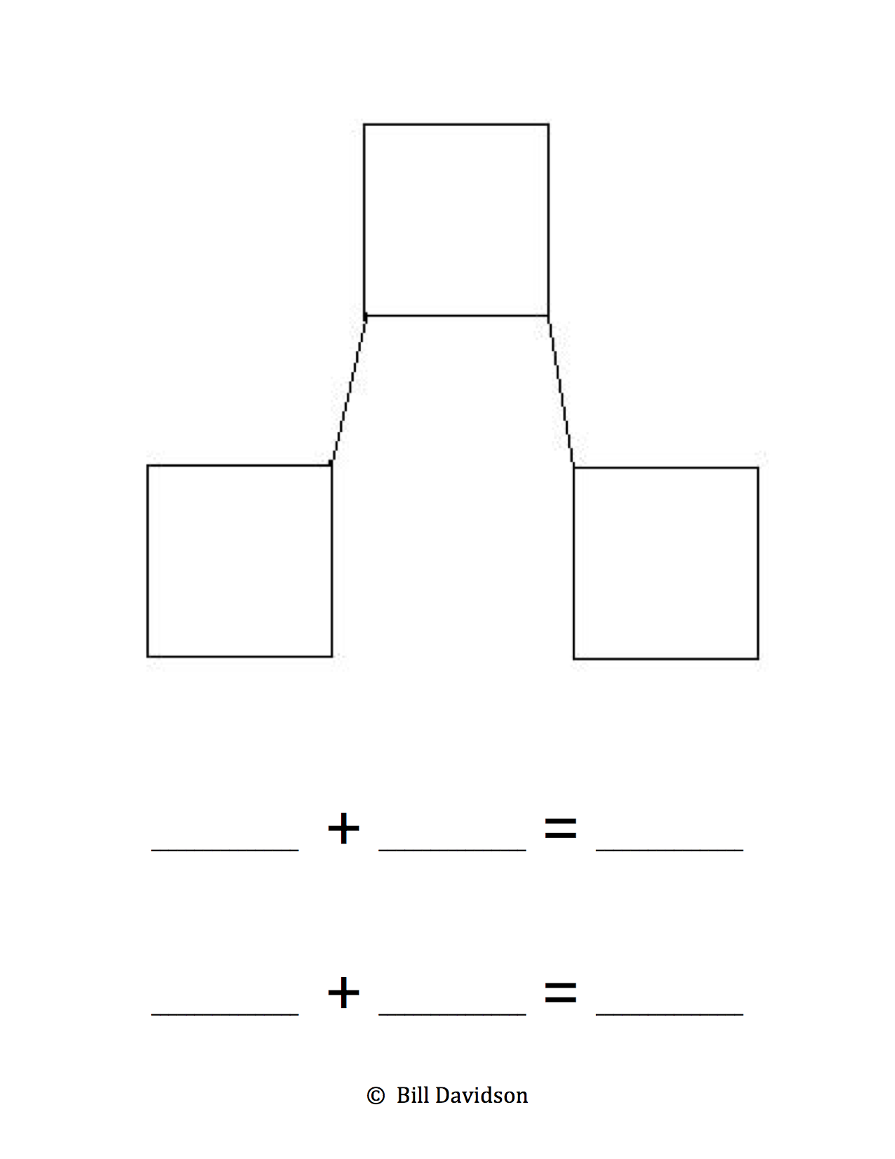 Number Bond with 2 Addition Sentences