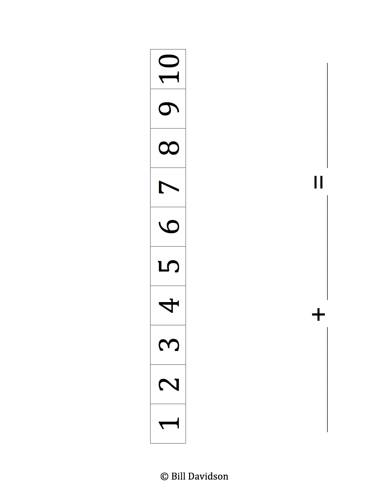 Number Path with Addition Sentence