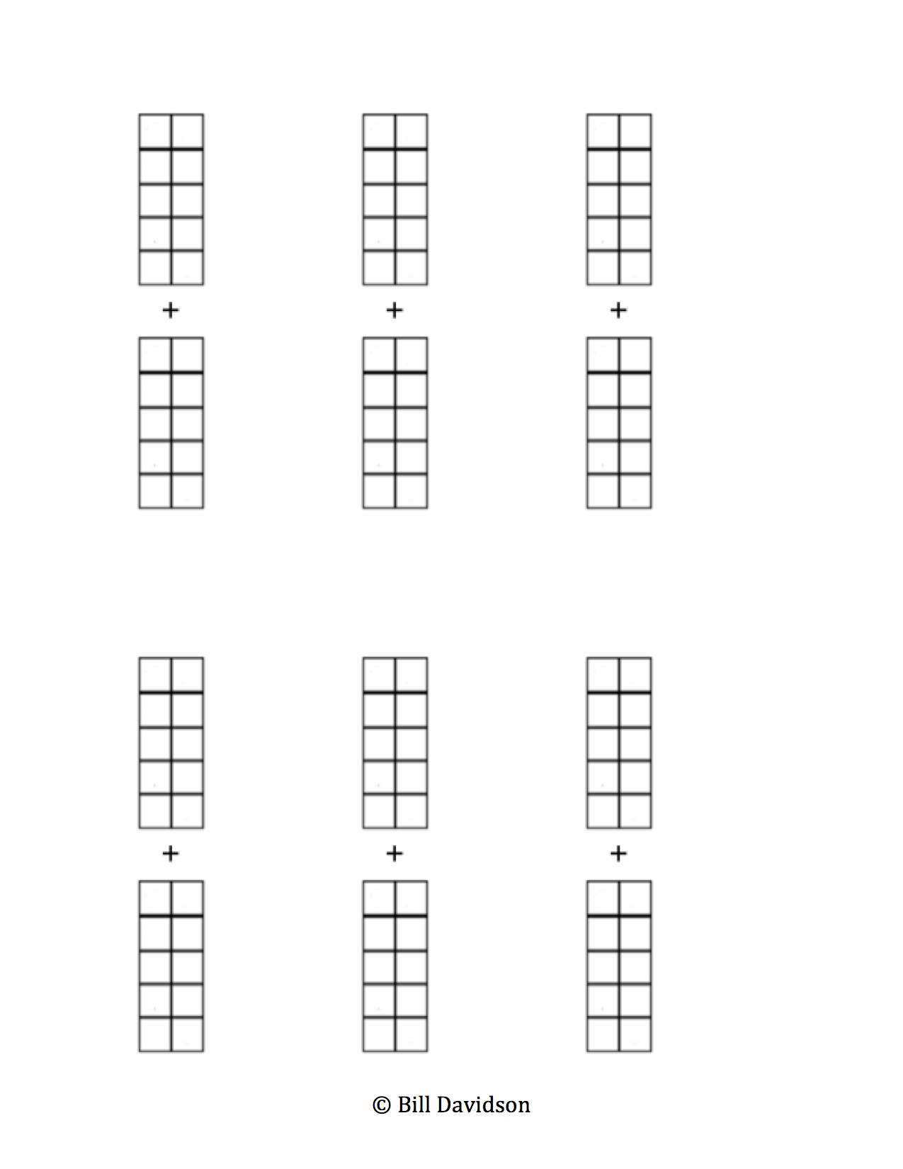Add Crossing the 10 worksheet template