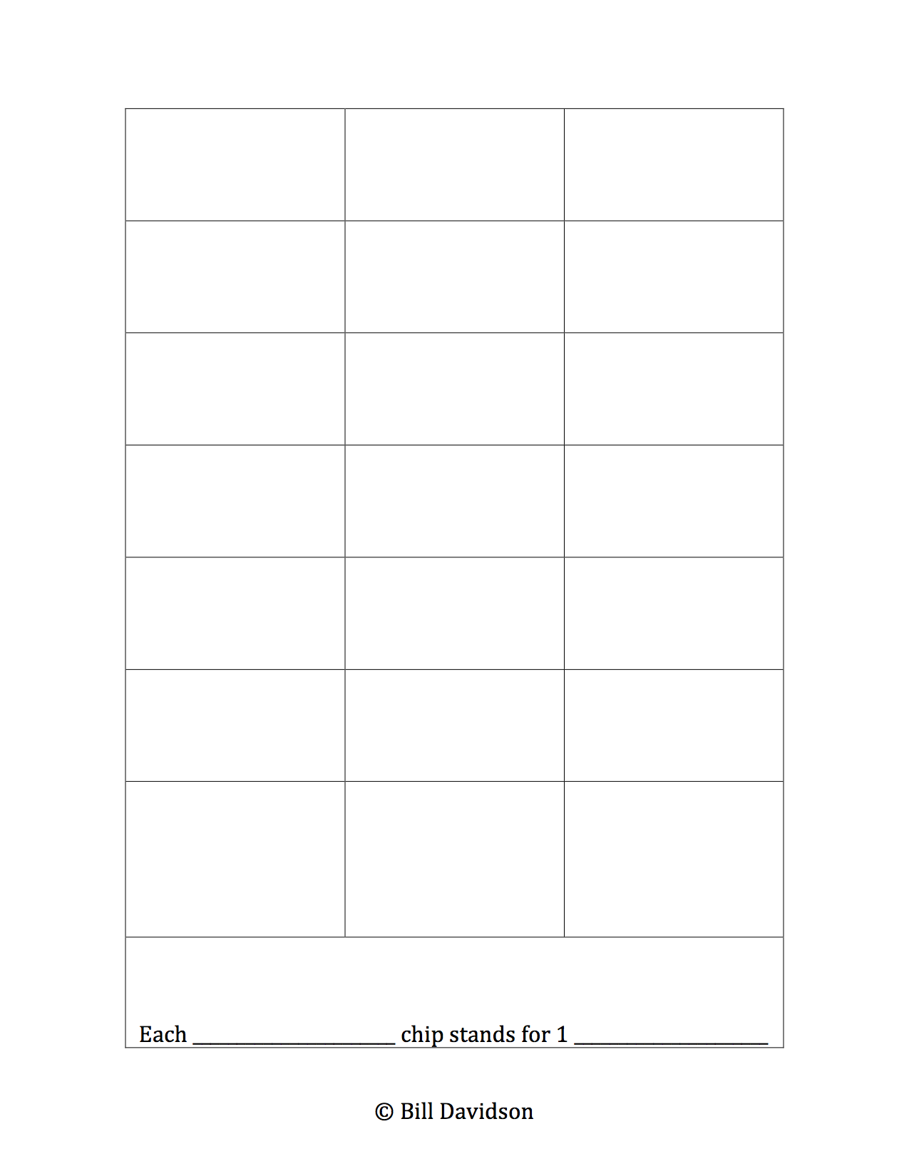 Blank Graph Template