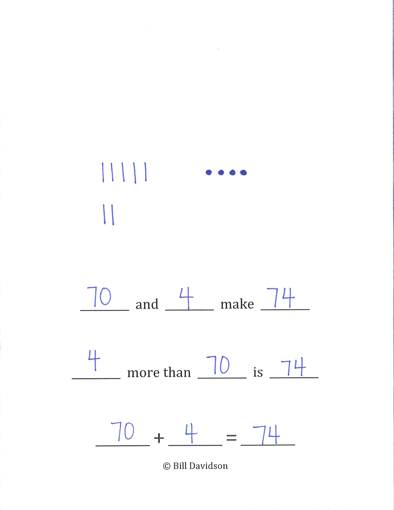 Place Value Drawing Insert