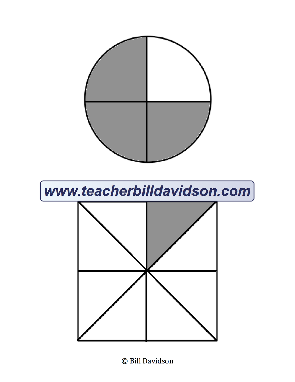 Shaded Fraction Cards — The Davidson Group