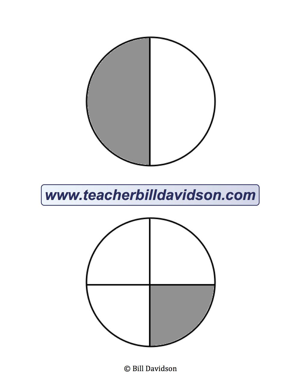 Shaded Fraction Cards — The Davidson Group