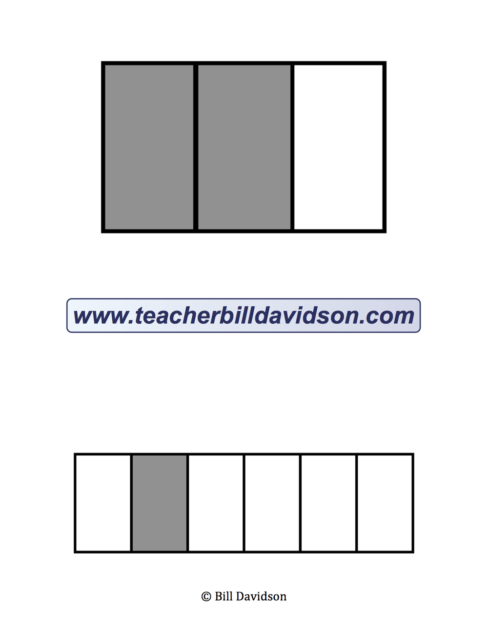 Shaded Fraction Cards — The Davidson Group