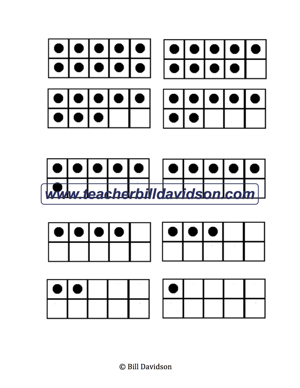 Ten Frame Cards — The Davidson Group