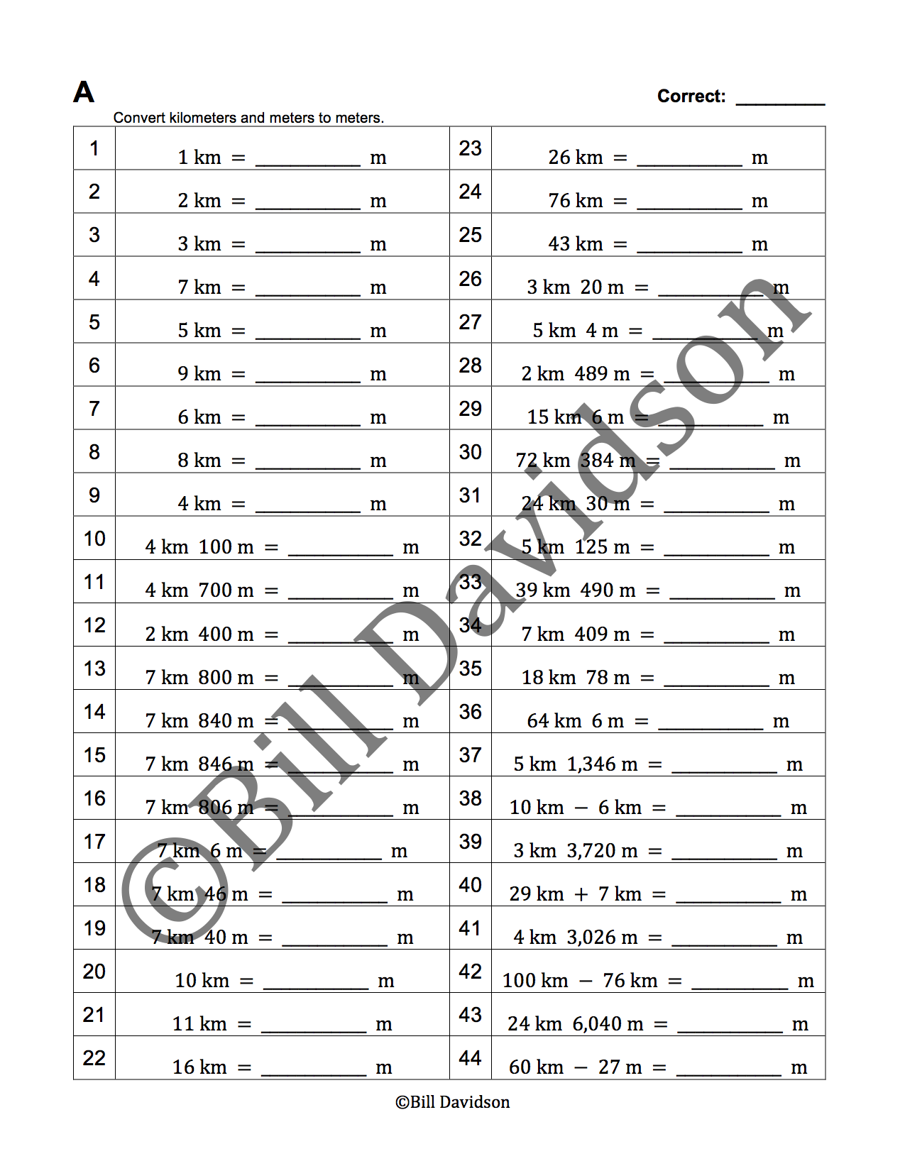 Convert Km M To M The Davidson Group