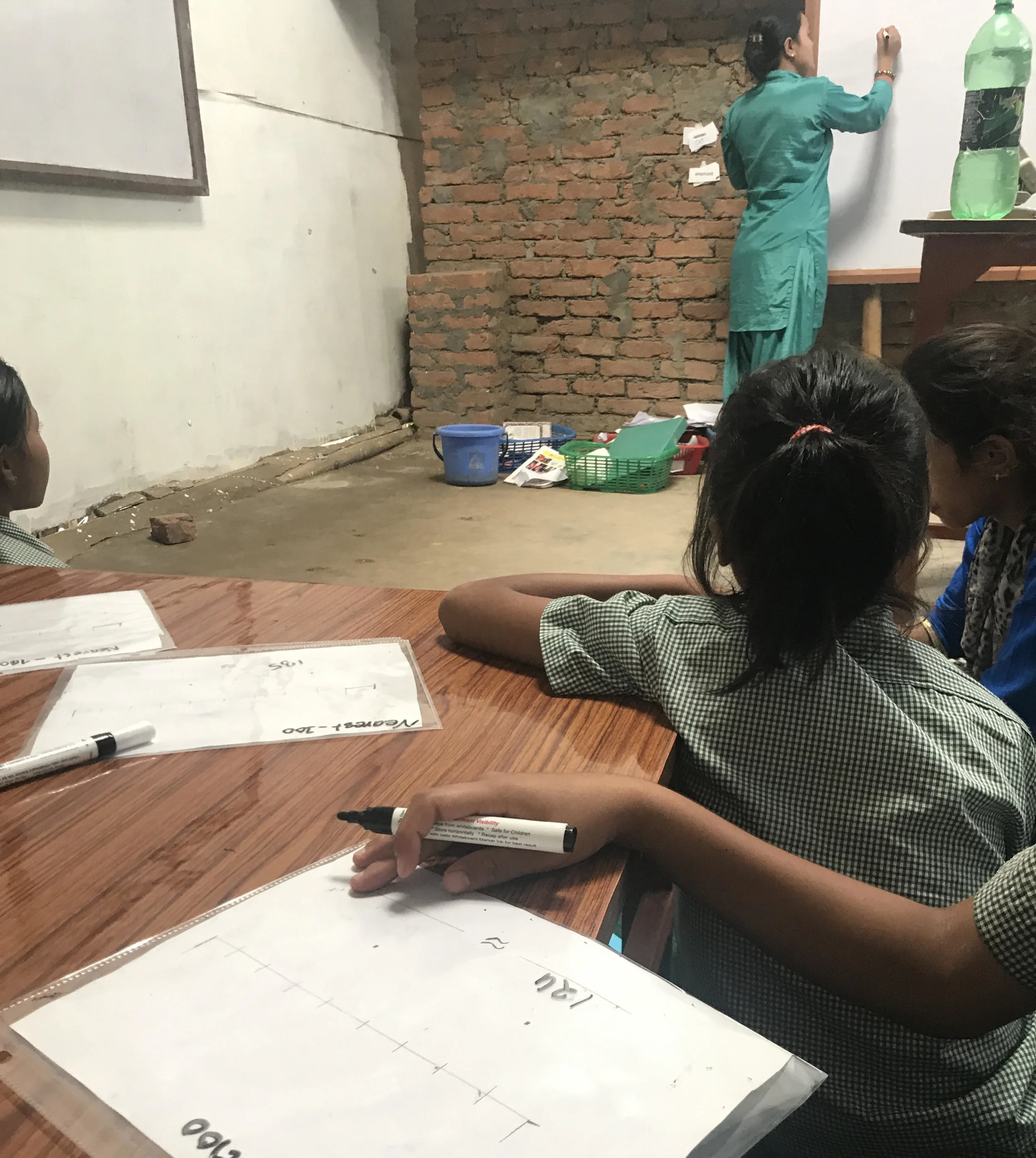 The Rounding Number Line. Kopila Valley School, Nepal.