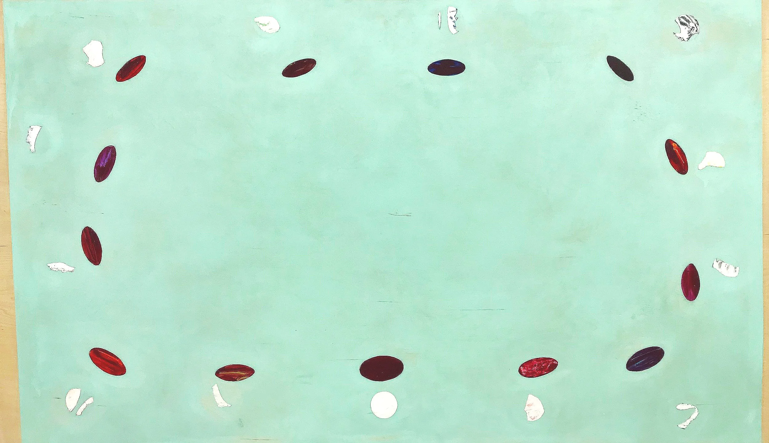 Abnormal Truth (The Lord's Supper) Mixed Media, 72’’ x 42’’