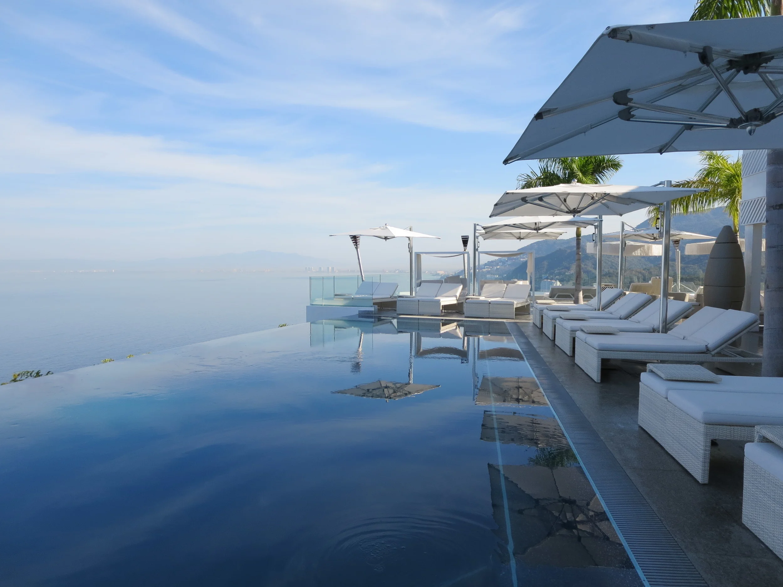 Rooftop infinity pool