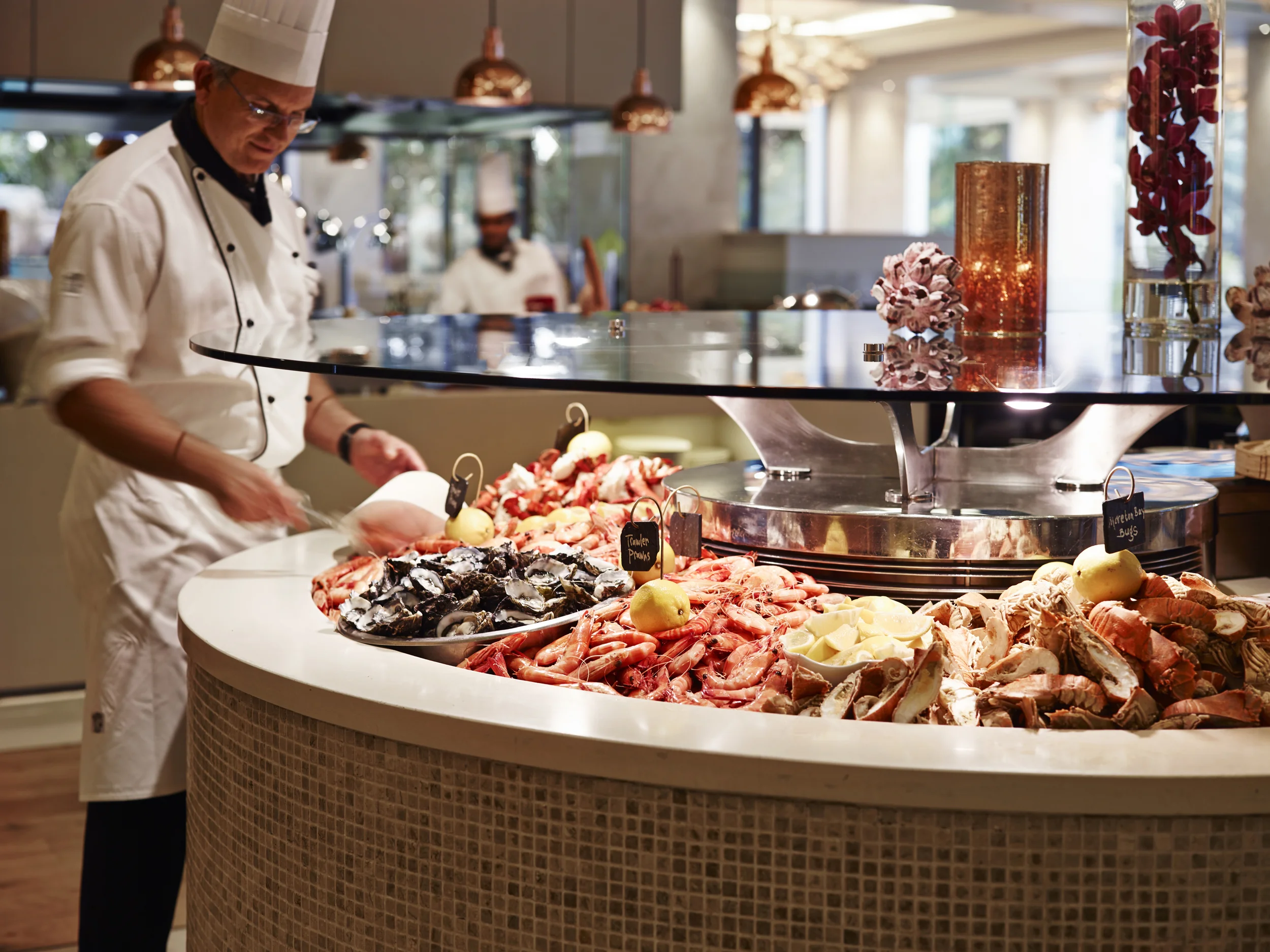 Citrique's seafood buffet