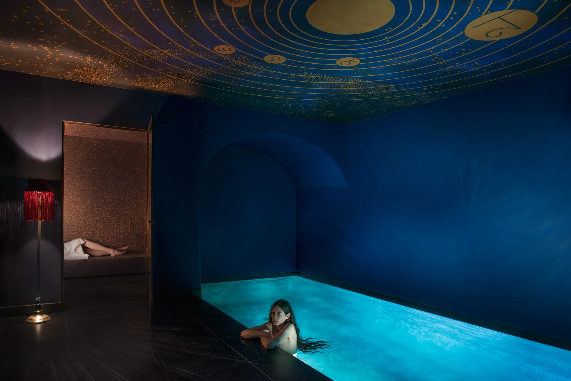 Private spa area