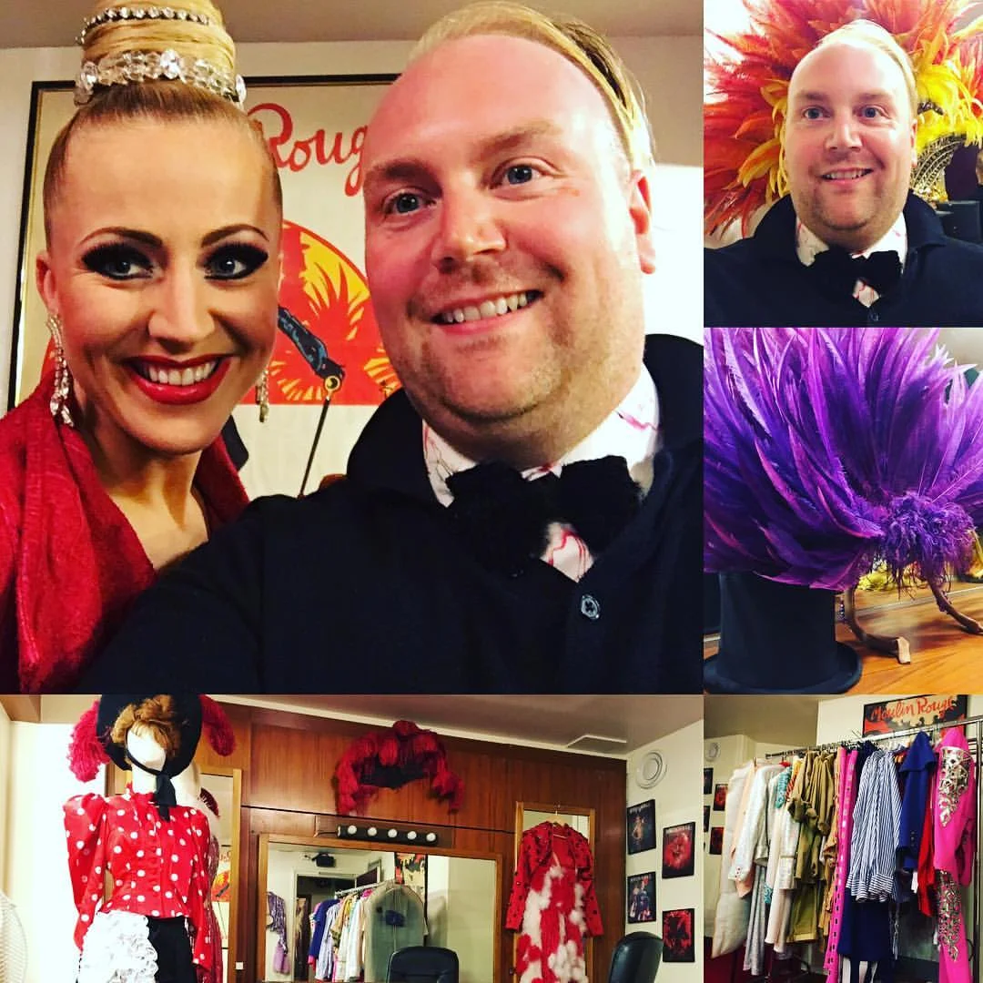 Backstage with Caroline Renno-Raynal, the Principal Dancer at the Moulin Rouge. This dressing room was used by many celebrities including Ginger Rogers, Elton John and LaToya Jackson. 