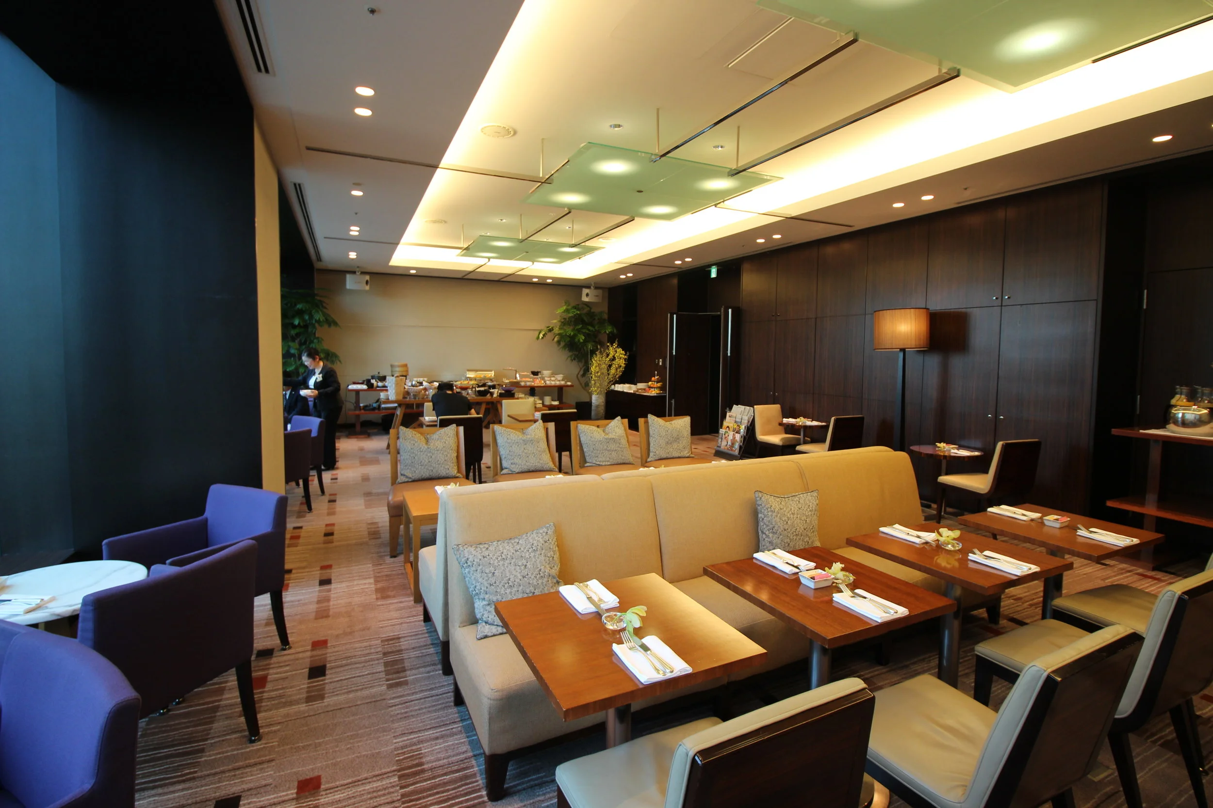 Make-shift executive lounge