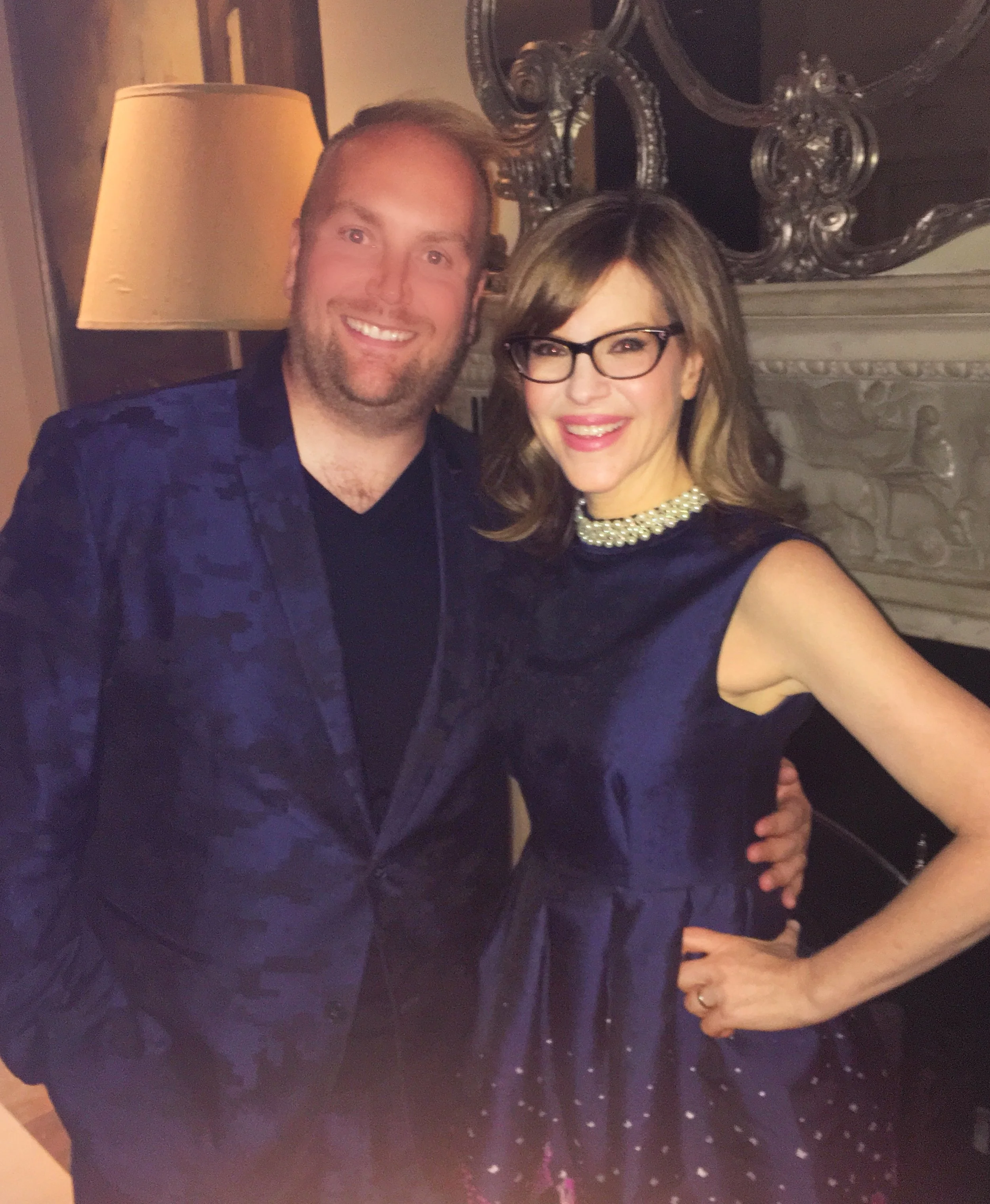 Lisa and I reunited after the show