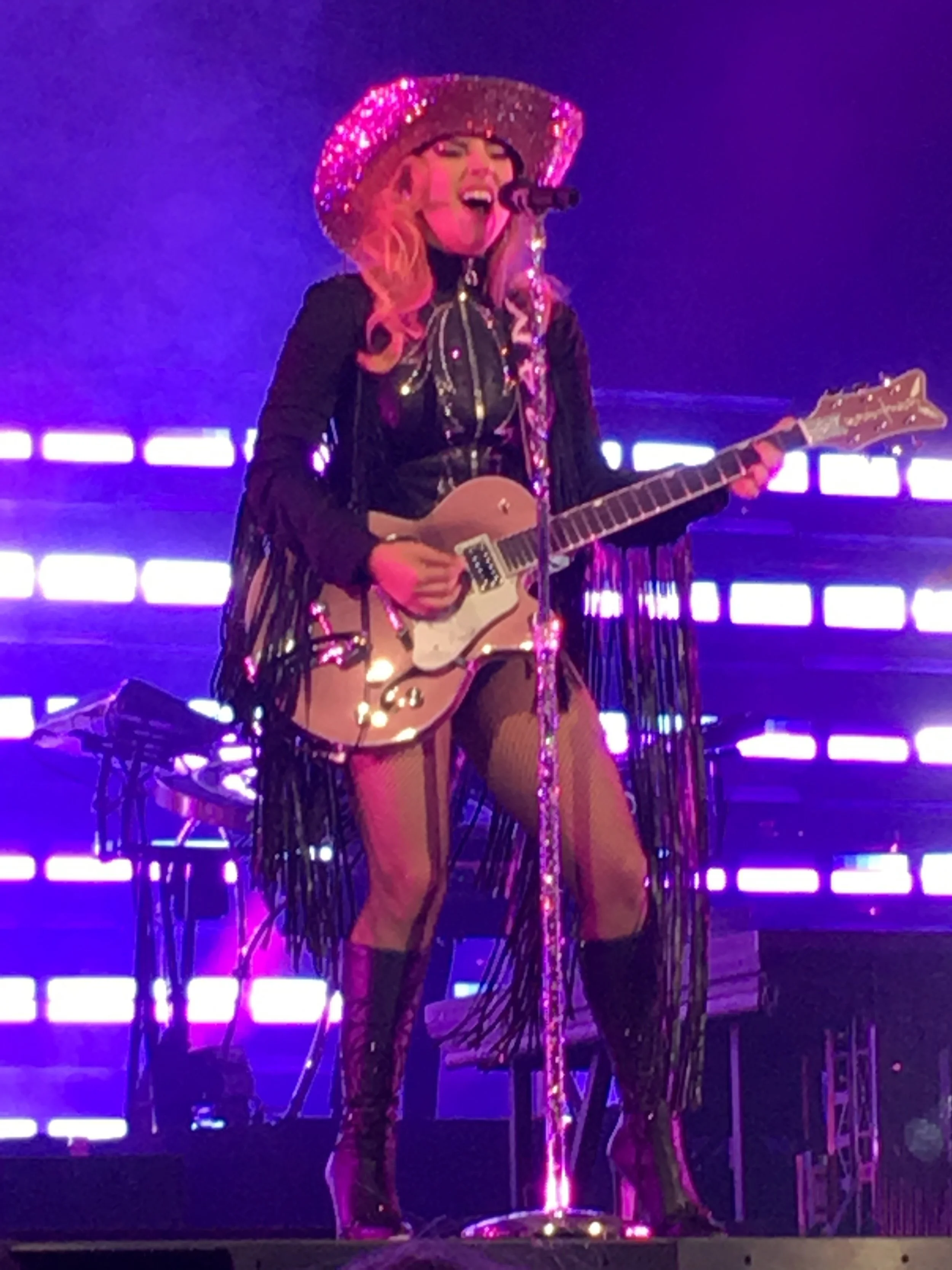 Sequined cowboy hat