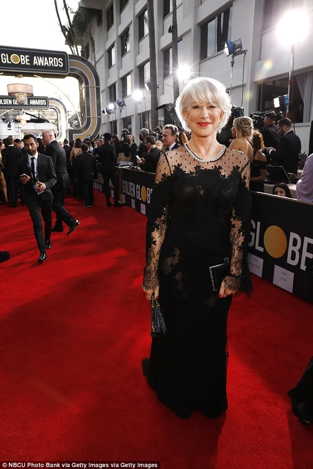 Helen Mirren in Harry Winston diamonds.
