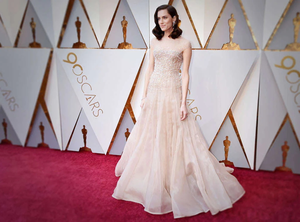 Allison Williams in Armani Prive