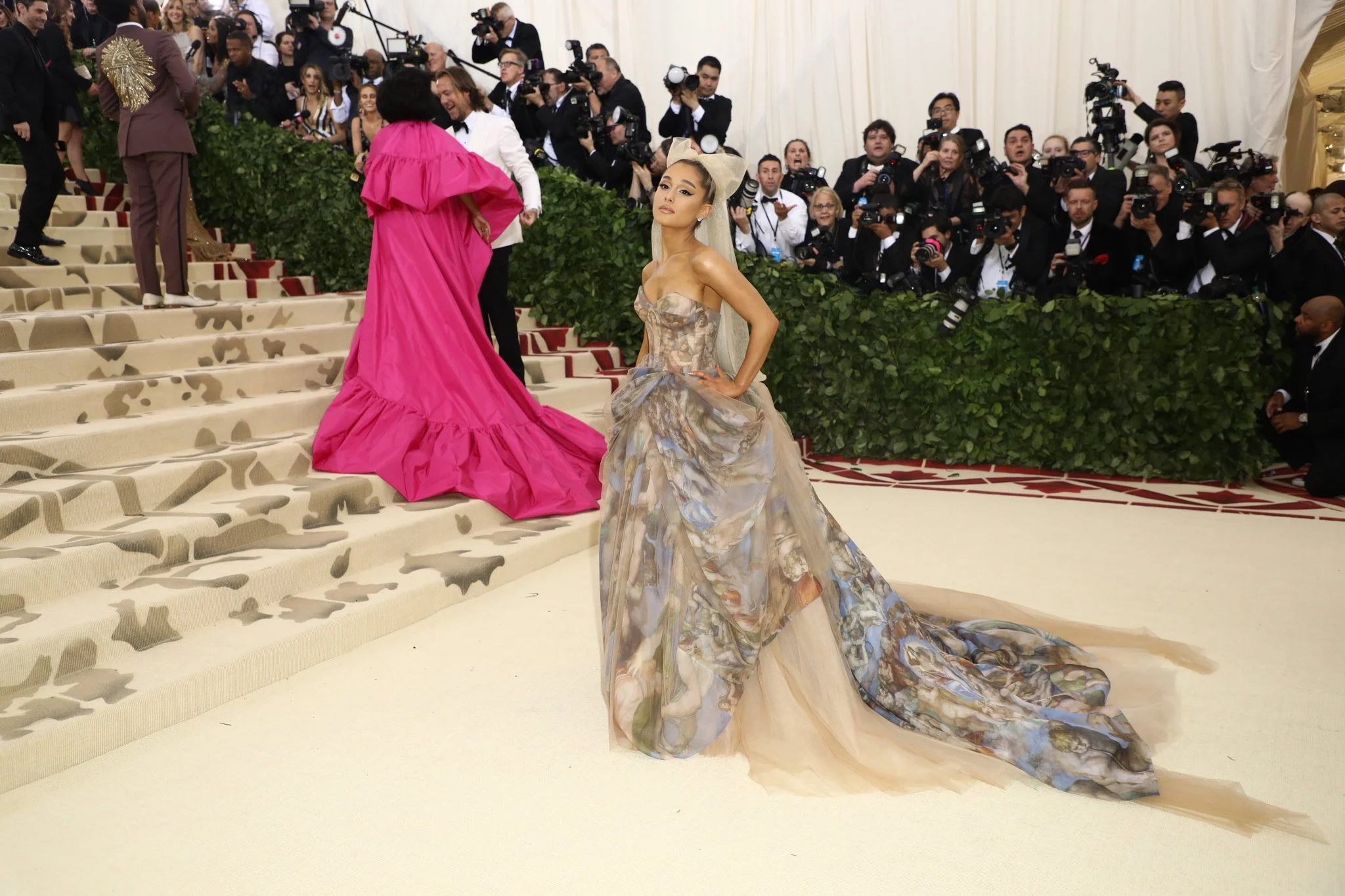 Ariana Grande in Vera Wang