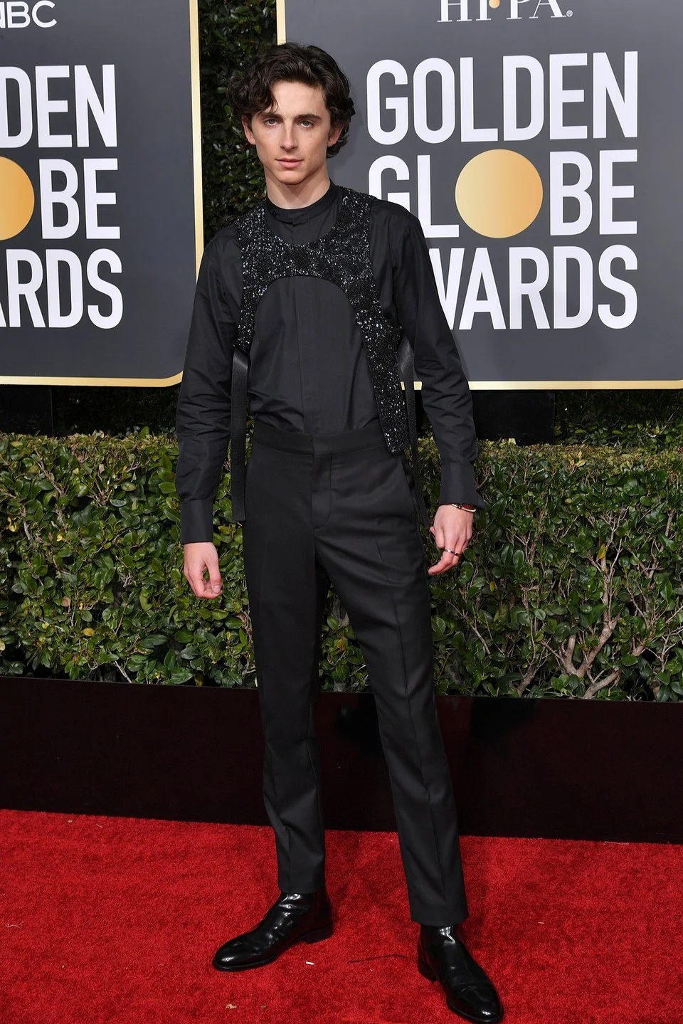 Timothée Chalamet in Louis Vuitton