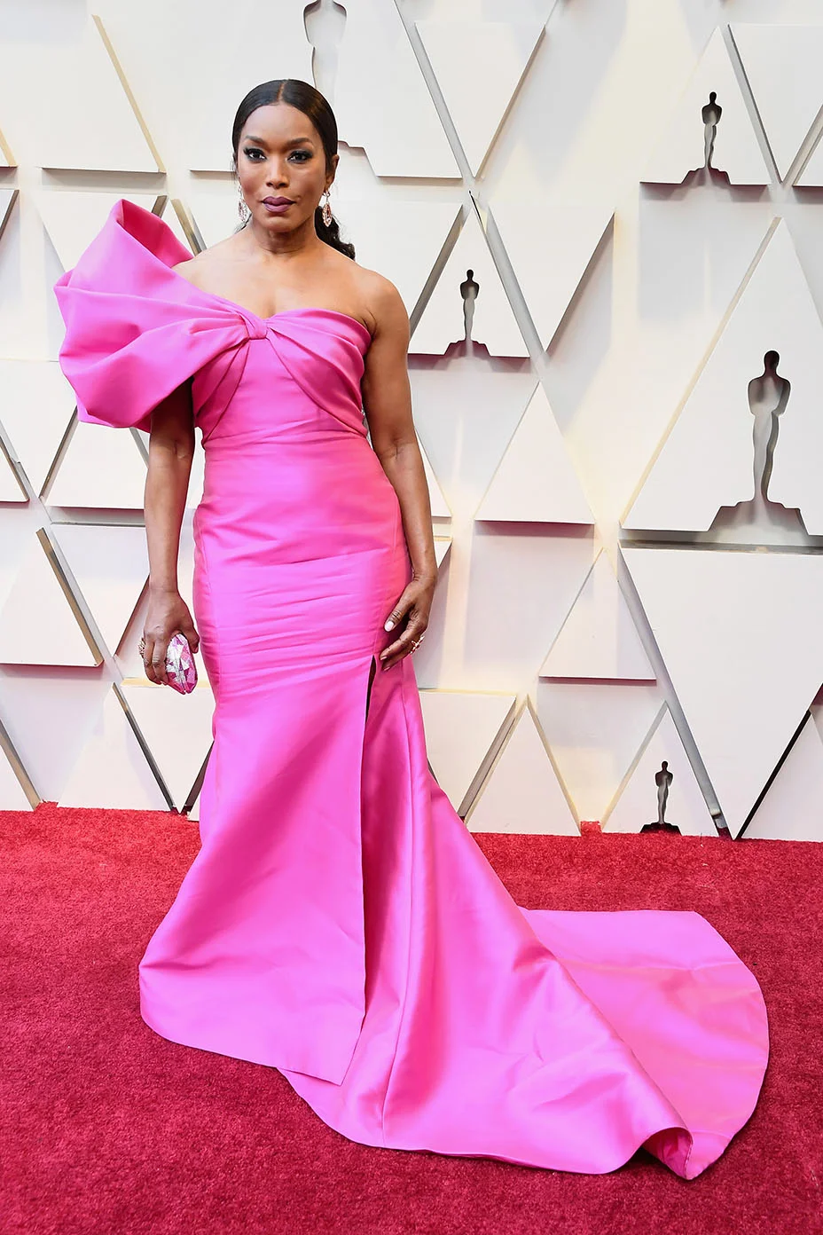 Angela Bassett in Reem Acra