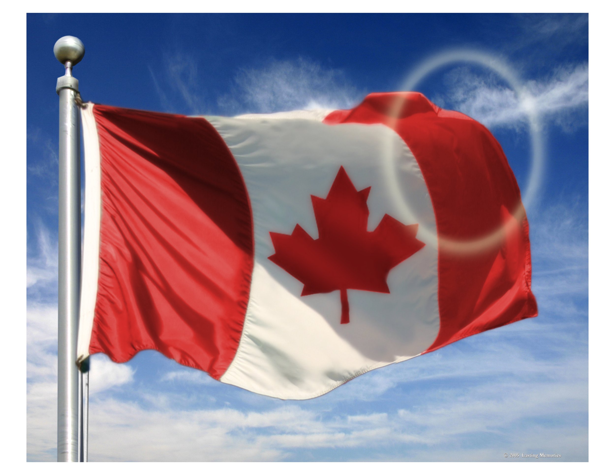 30D Canadian Flag