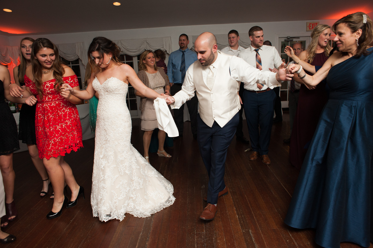 Bride and Groom dancing