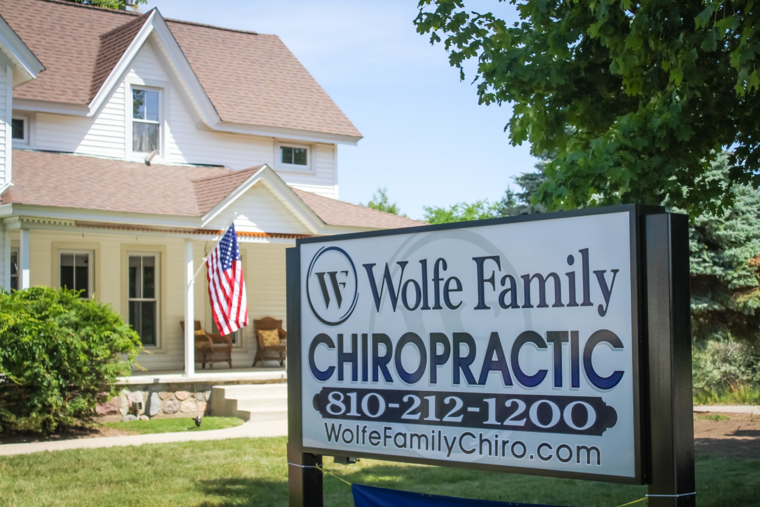 Wolfe Family Chiropractic Metamora Office Front