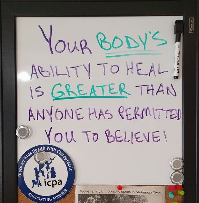 Our office welcome board with a message so true and simple that it is hard to believe it is has been forgotten by so many.