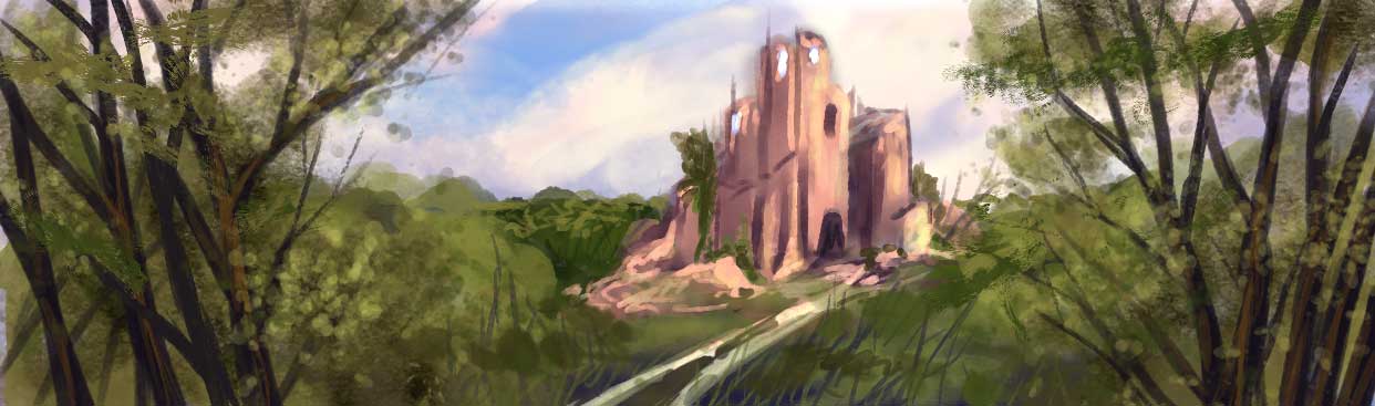 The Ruined Tower, by Amanda Spaid; you may have seen this on the website. :)