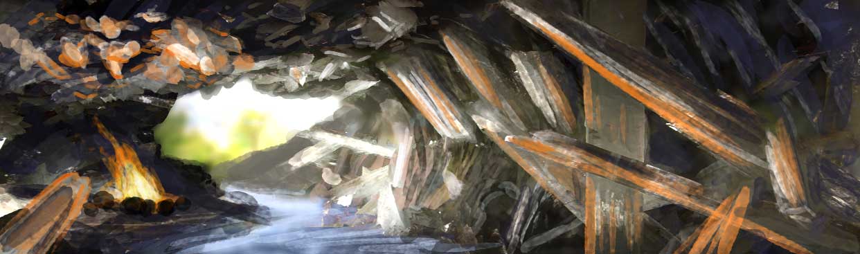 An early cavern view, by Amanda Spaid
