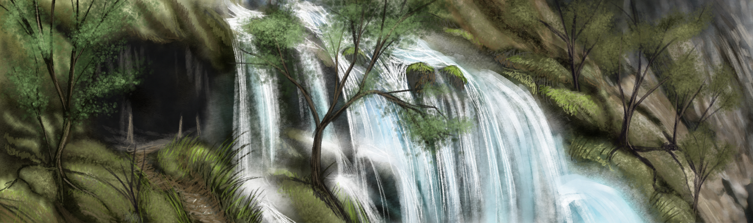 Waterfall, by Amanda Spaid