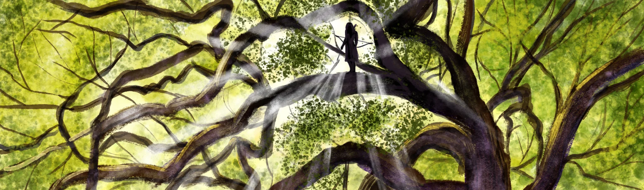 Daytime in the Deepwods, by Amanda Spaid
