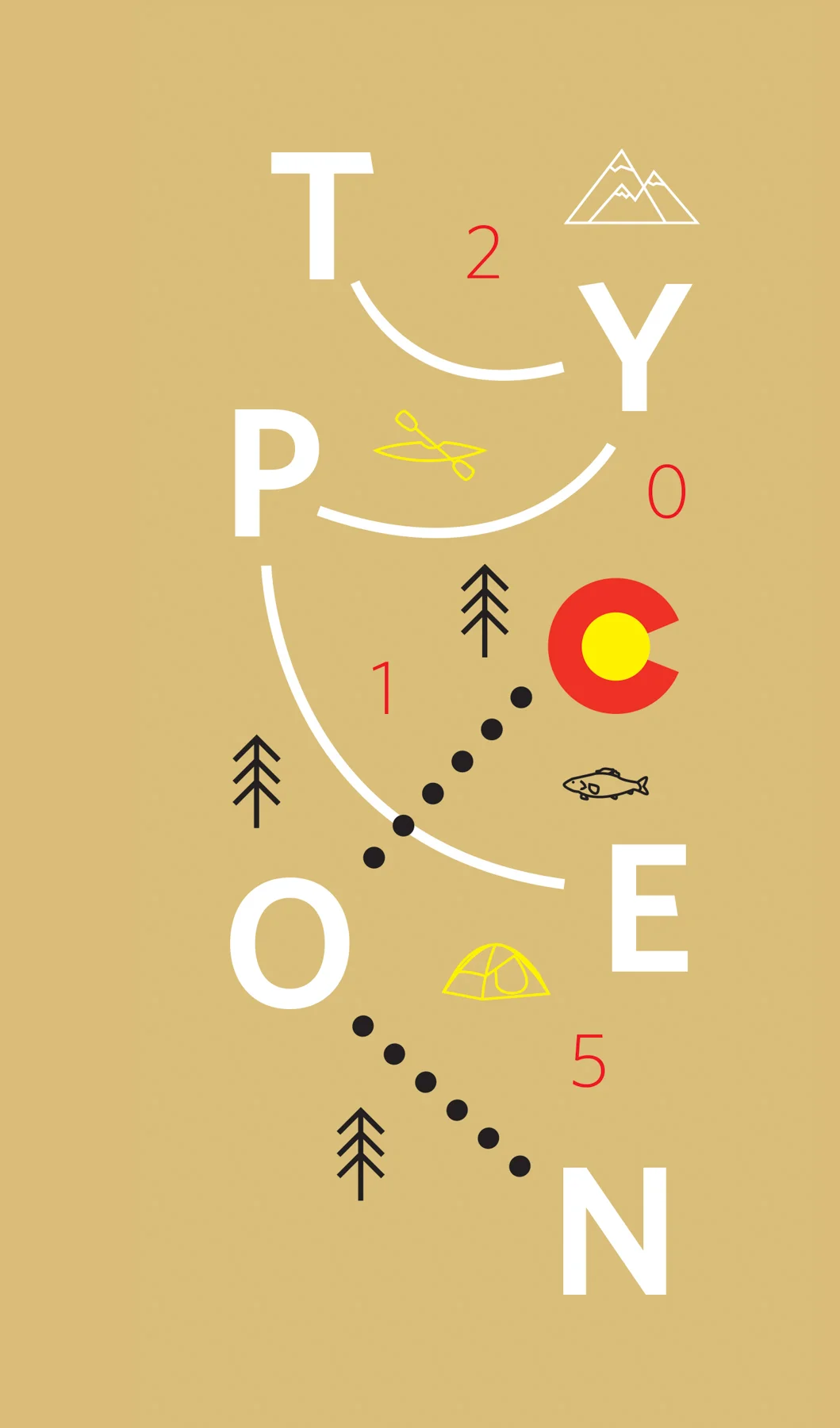  Fictional design for TypeCon program.&nbsp; 