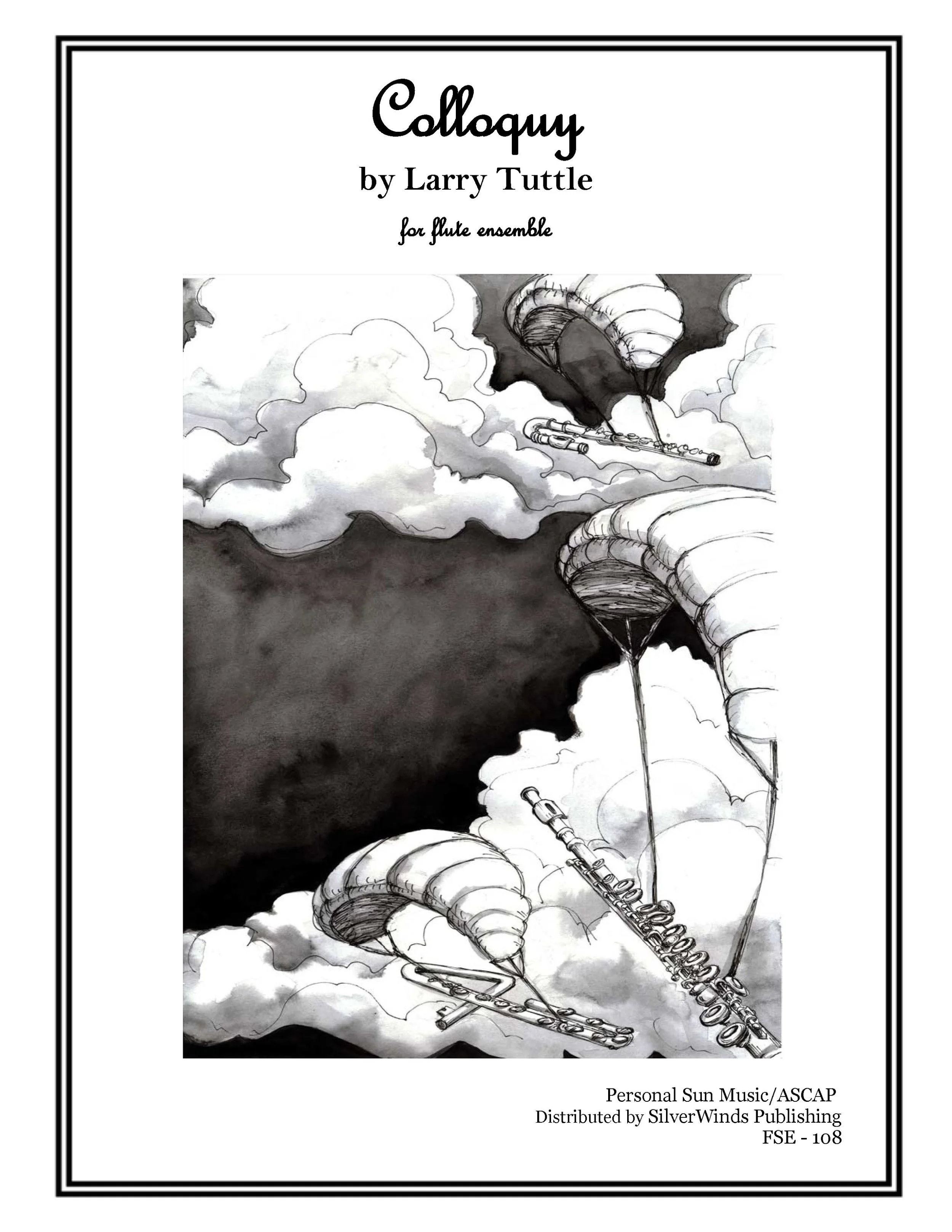 Colloquy by Larry Tuttle for flute ensemble