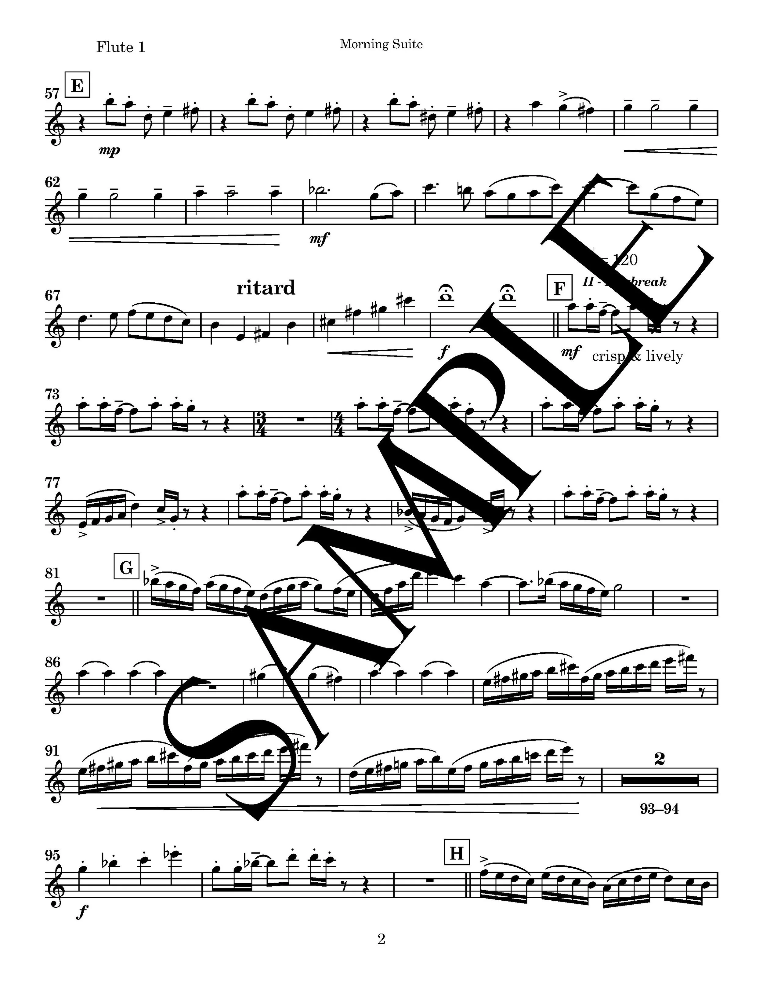 Morning Suite Flute 1 sample by Larry Tuttle