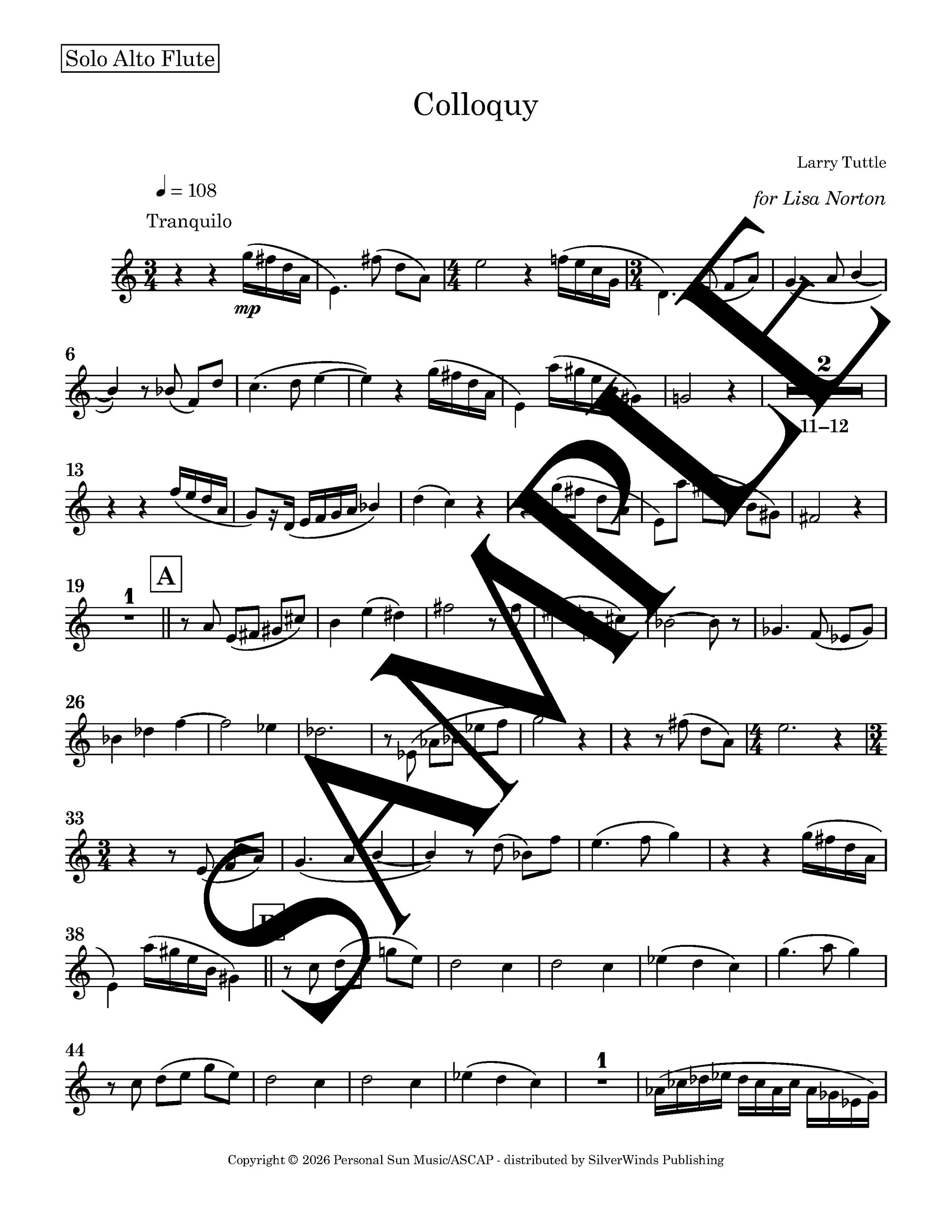 Colloquy Solo Alto Flute sample