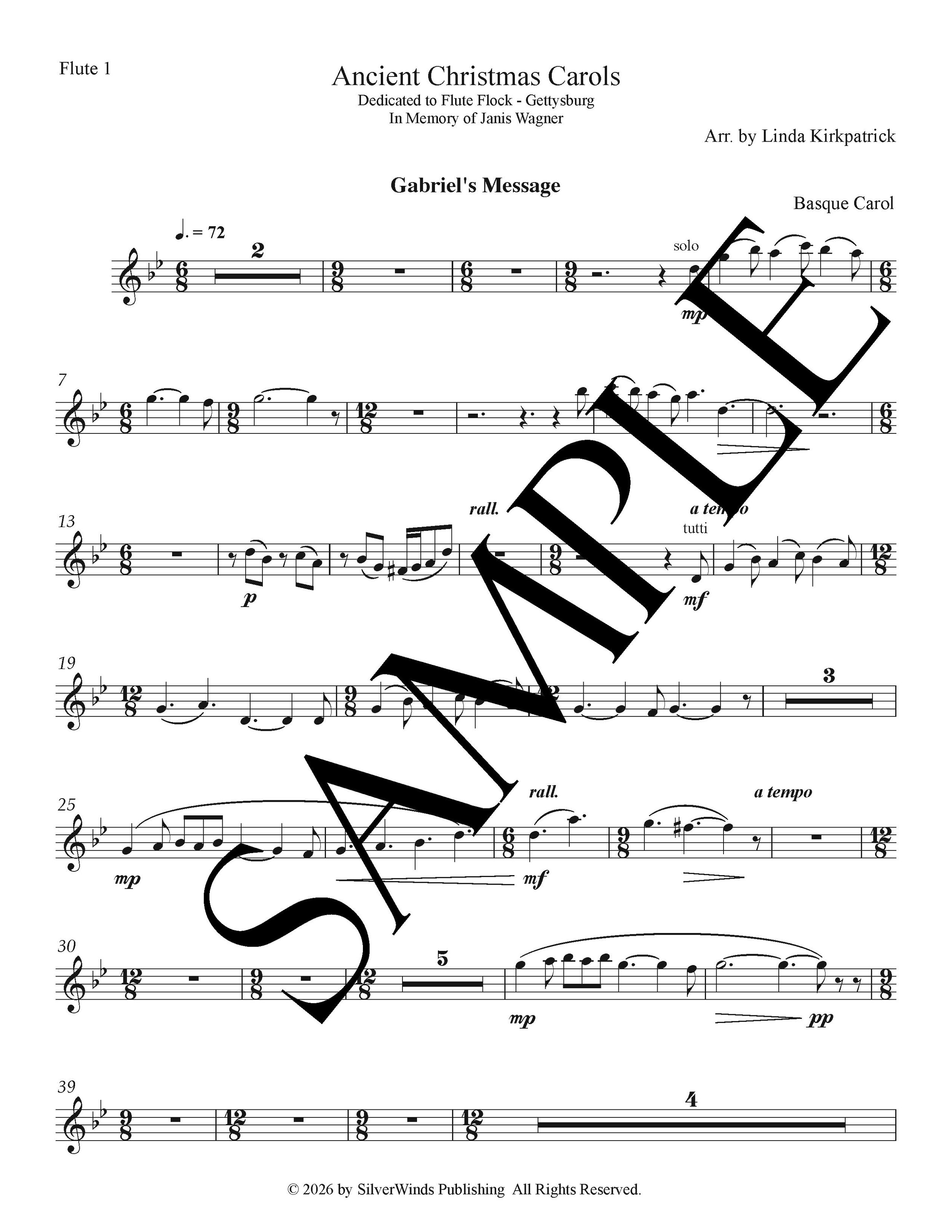 Gabriel's Message Flute 1 sample