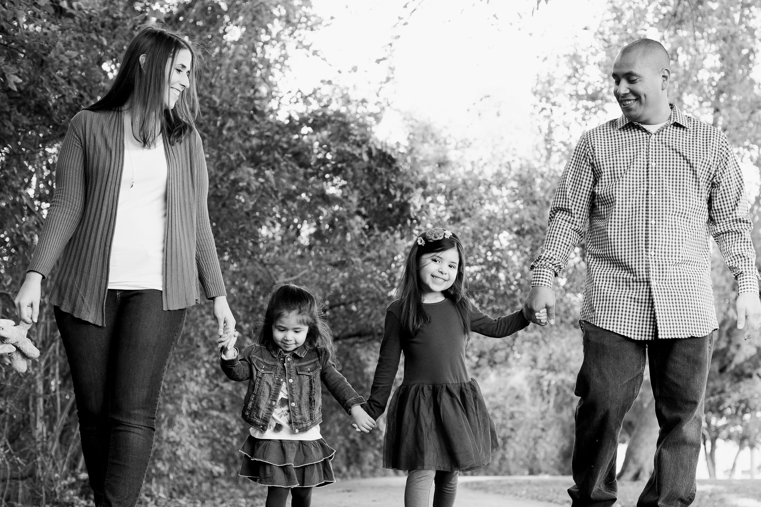 Fun Family of Four Photos | Houston TX