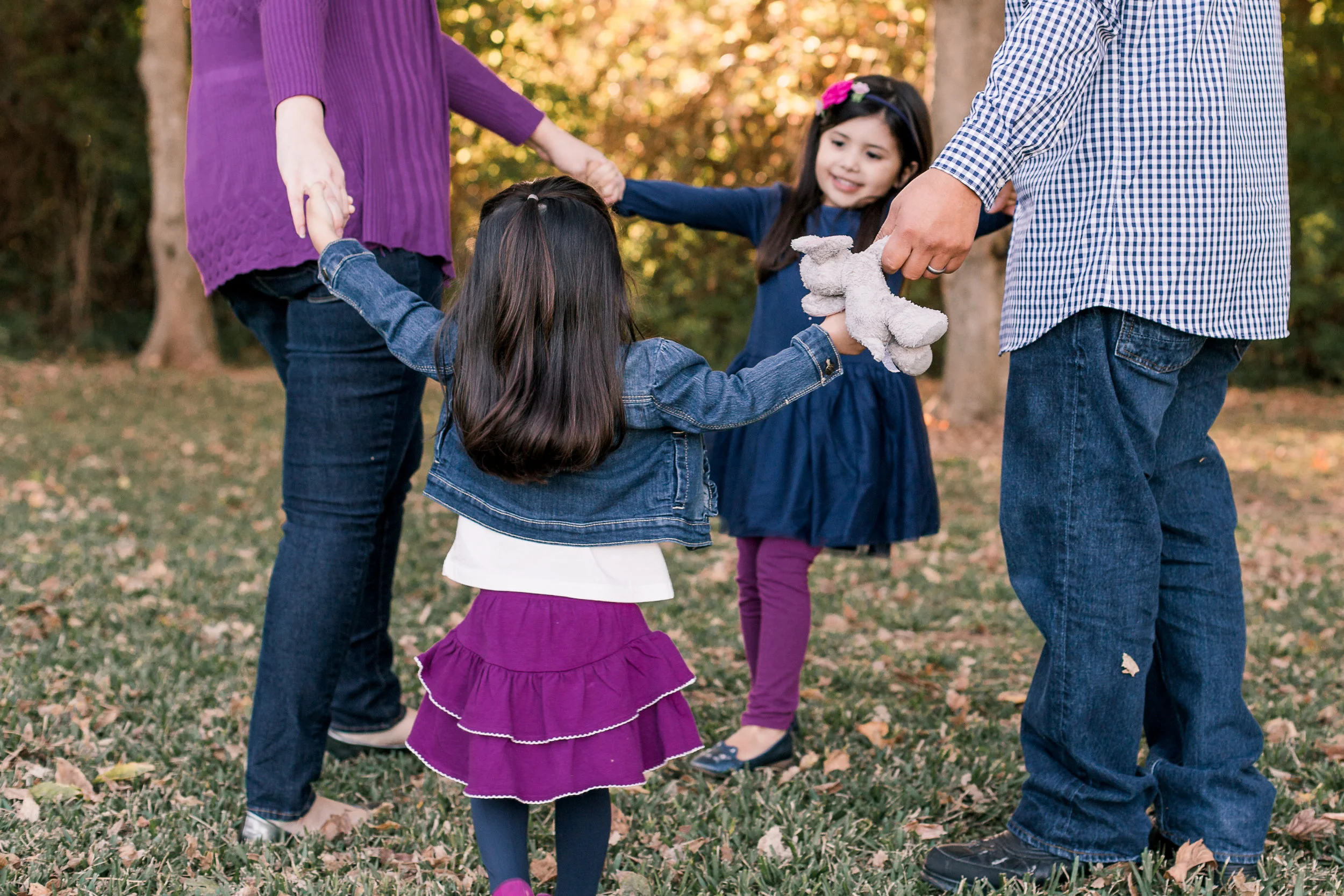 Fun Family of Four Photos | Houston TX