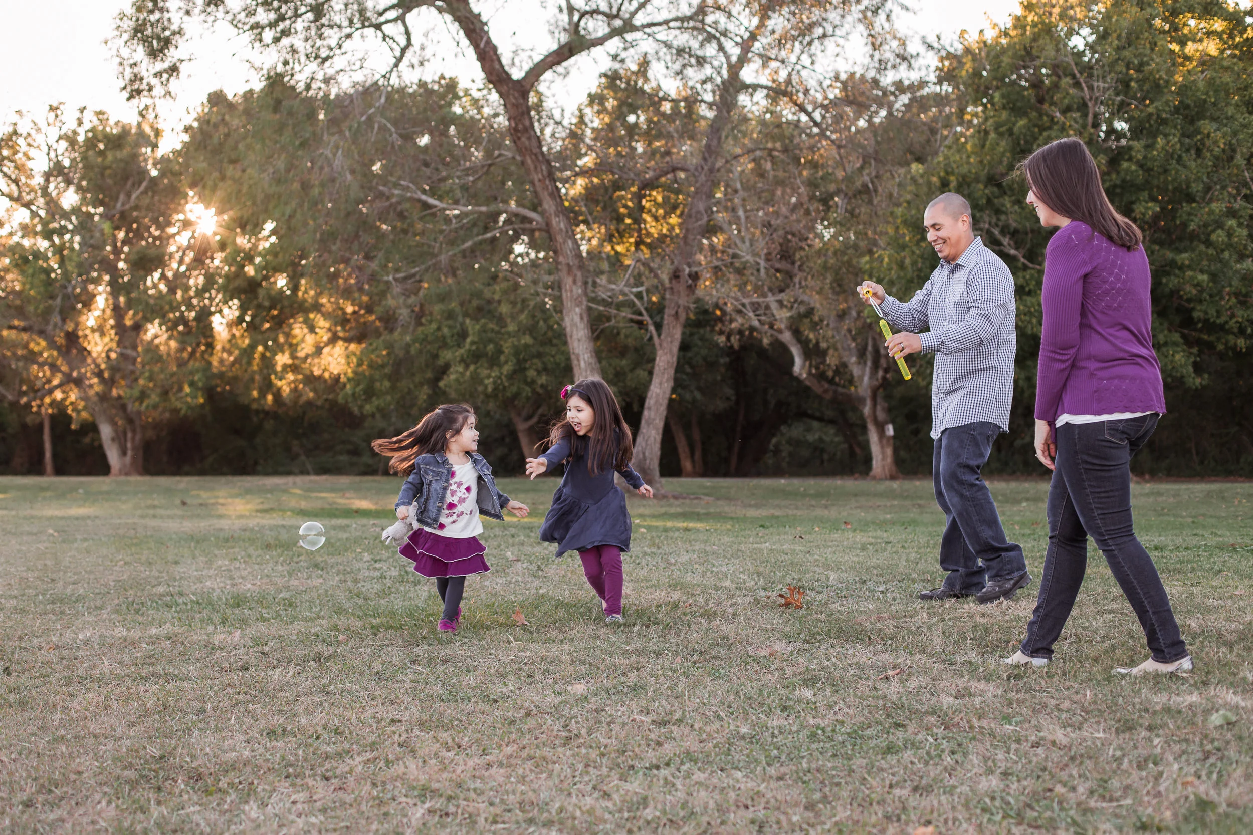 Fun Family of Four Photos | Cypress TX